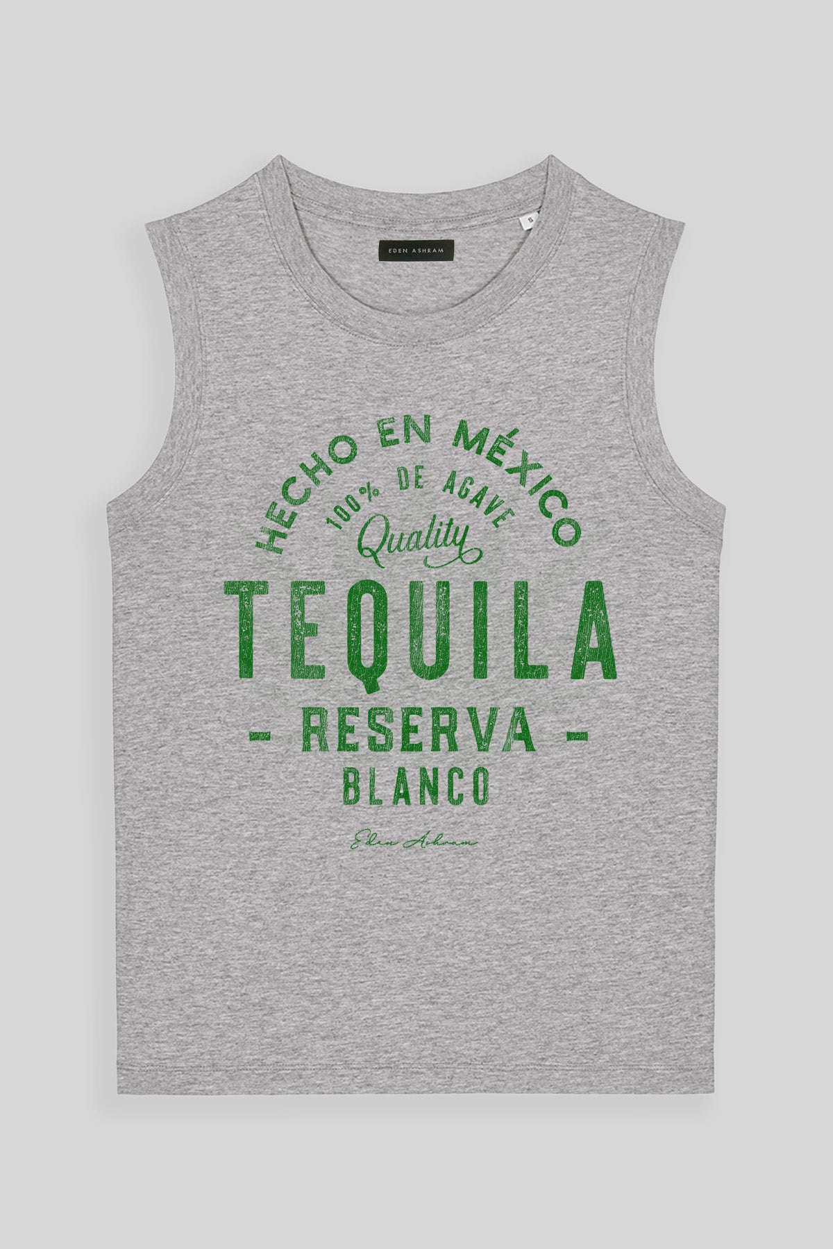 Eden Ashram Tequila Venice Tank Heather Grey