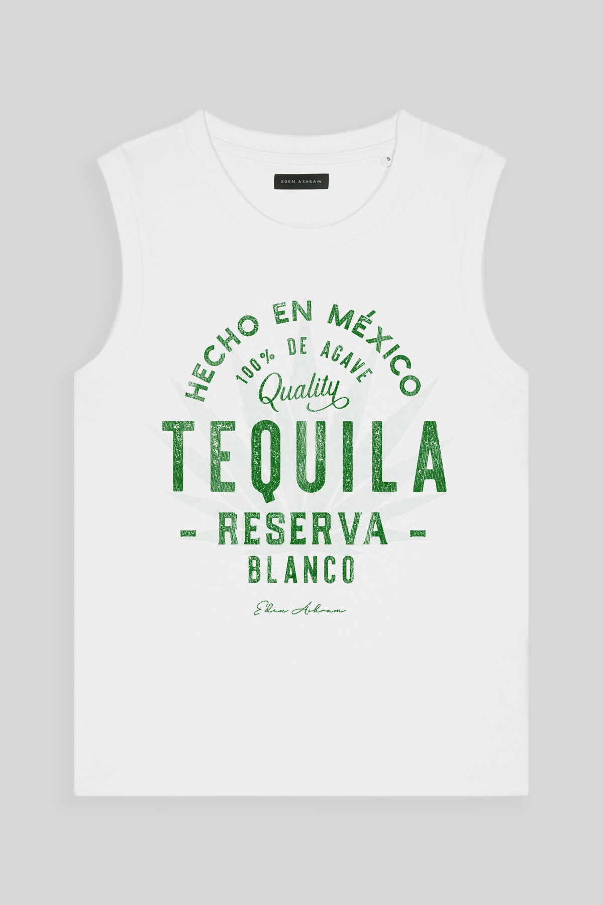 Eden Ashram Tequila Venice Tank White