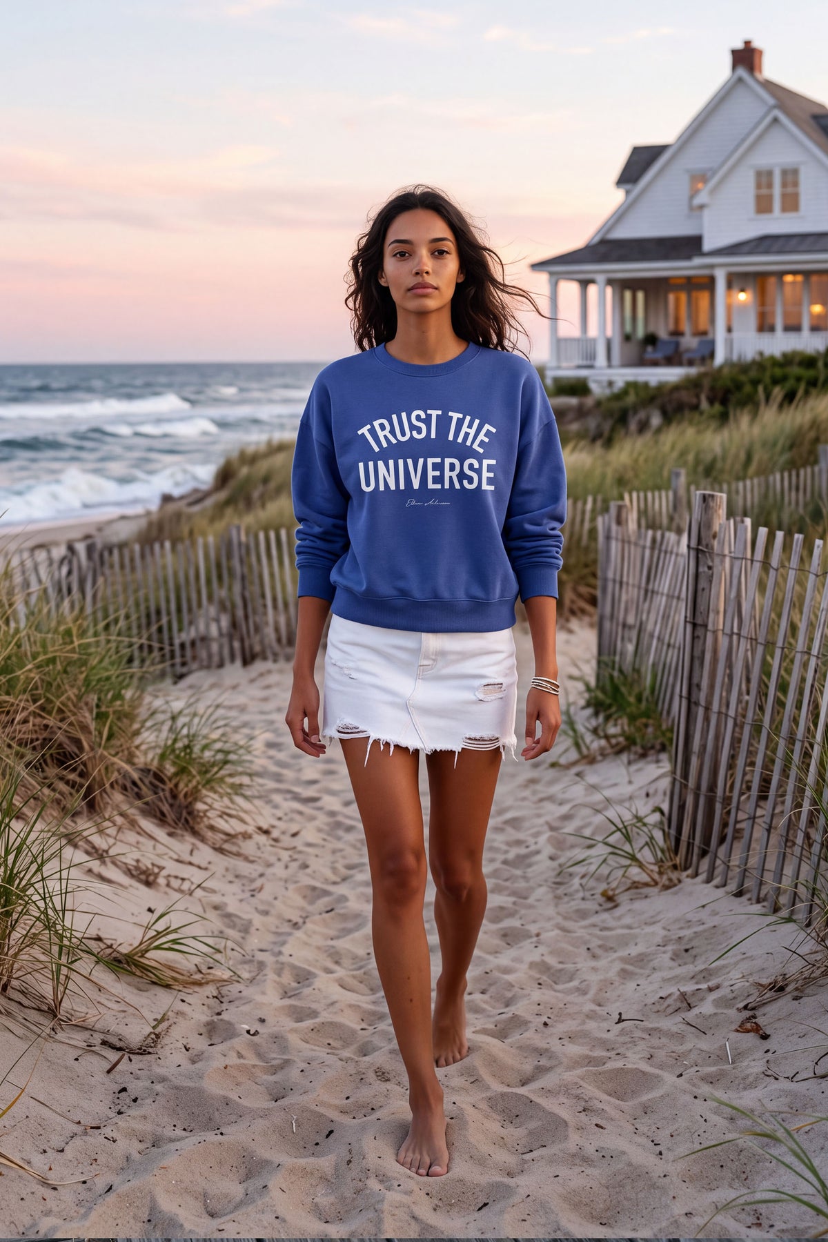 Trust The Universe Women's Premium Organic Sweatshirt