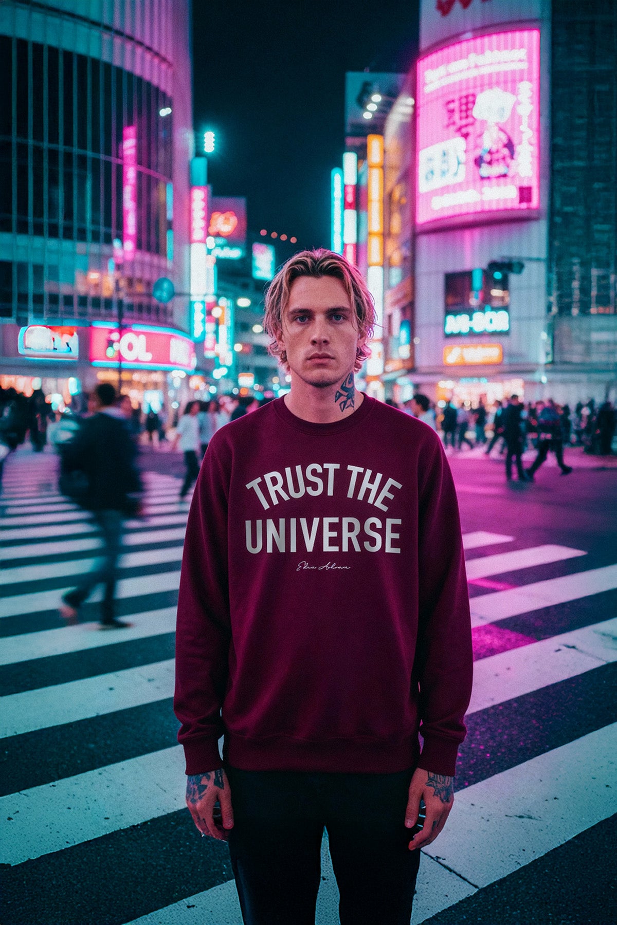 Eden Ashram Trust The Universe Iconic Sweatshirt