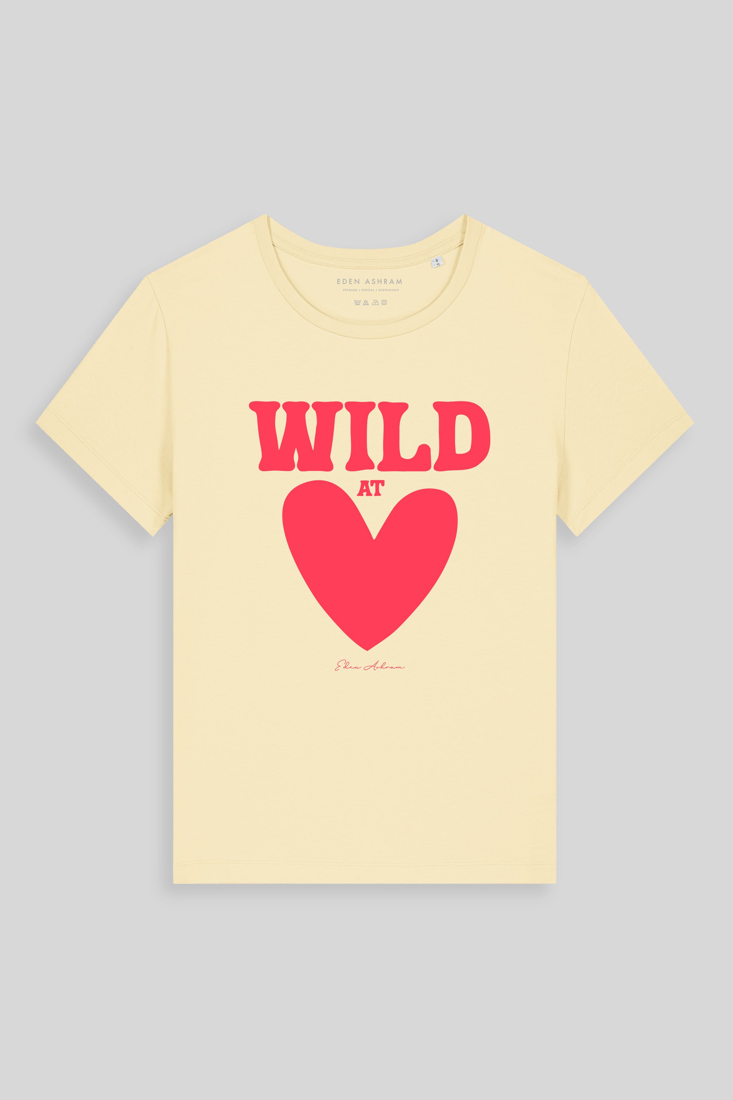 Eden Ashram Wild At Heart Hampton T-Shirt Butter