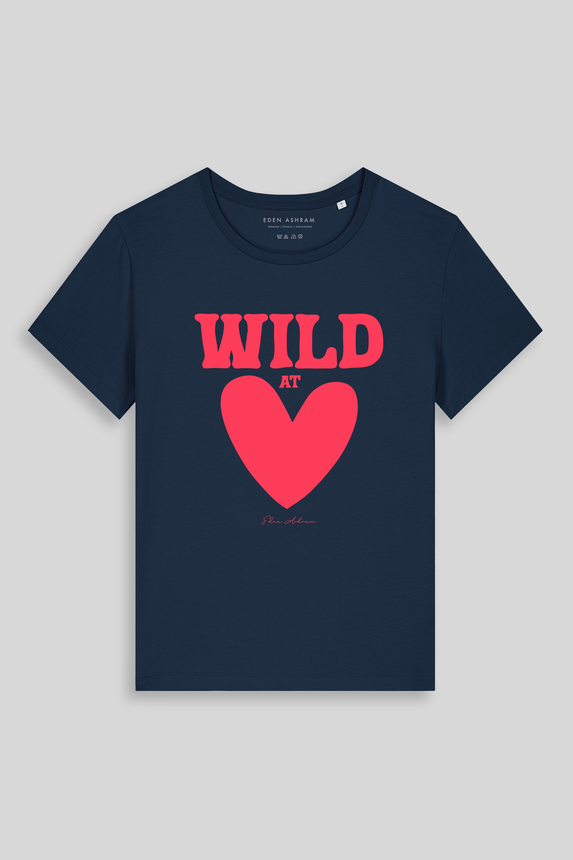 Eden Ashram Wild At Heart Hampton T-Shirt Black