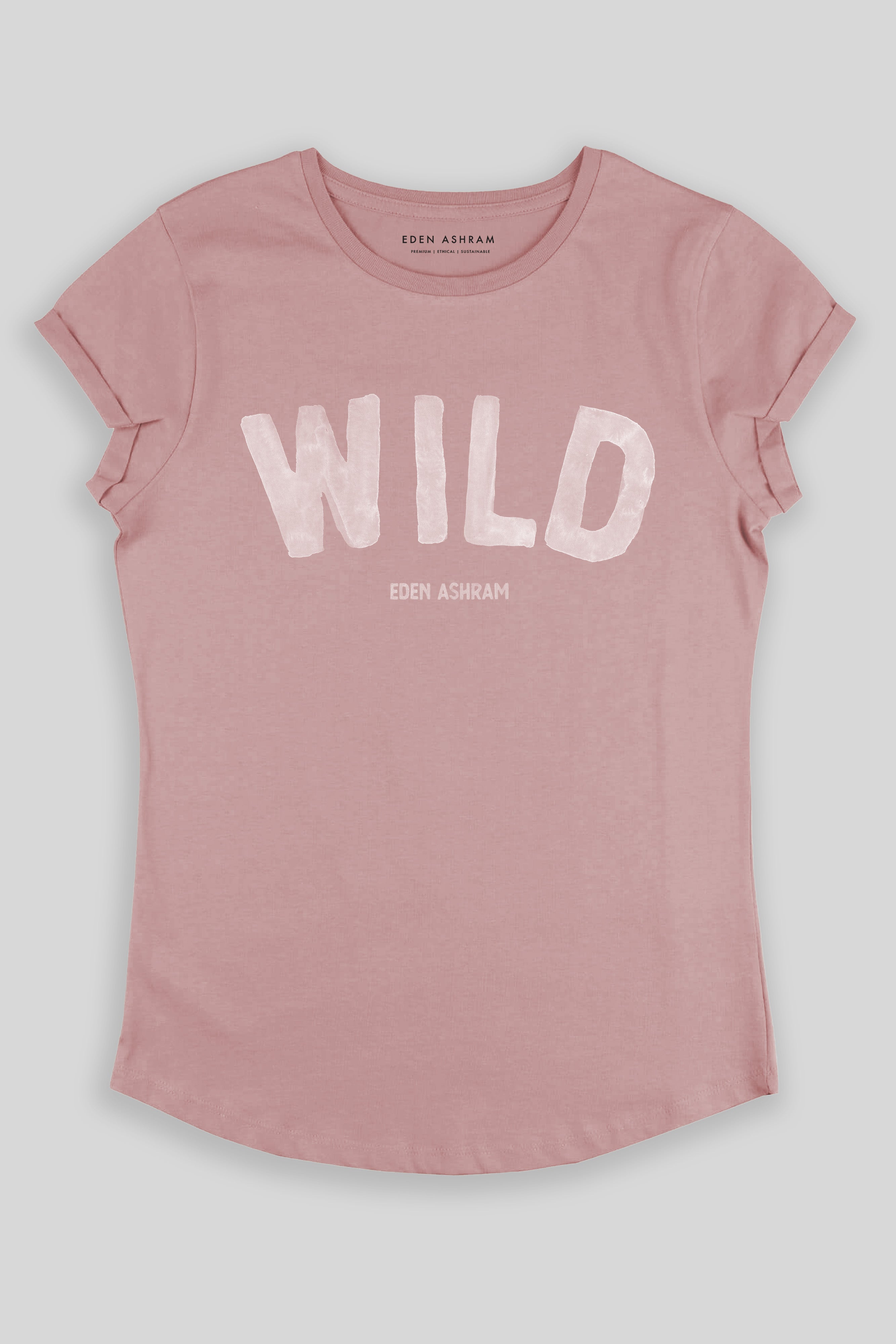 Wild Premium Rolled Sleeve T-Shirt