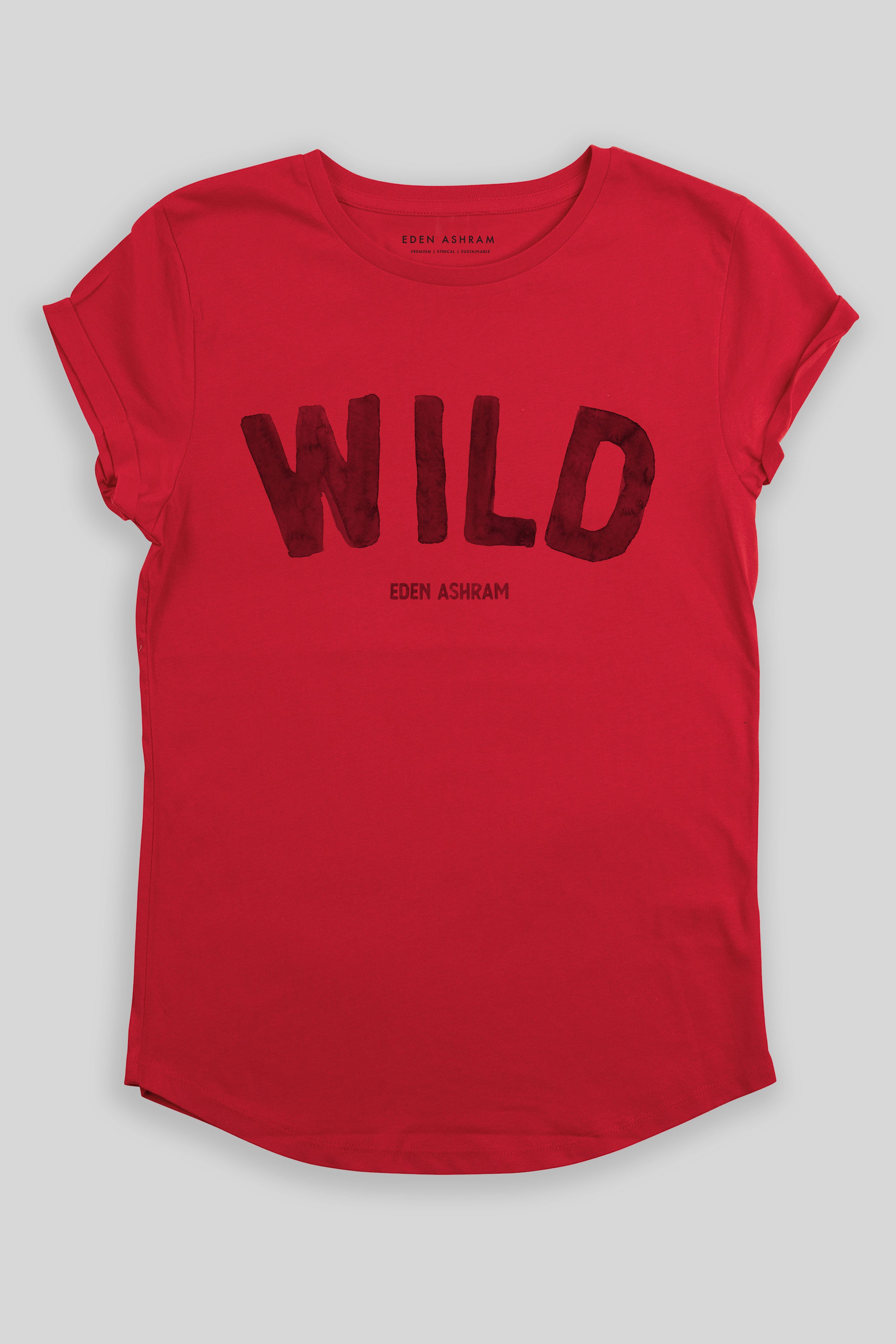 Wild Premium Rolled Sleeve T-Shirt
