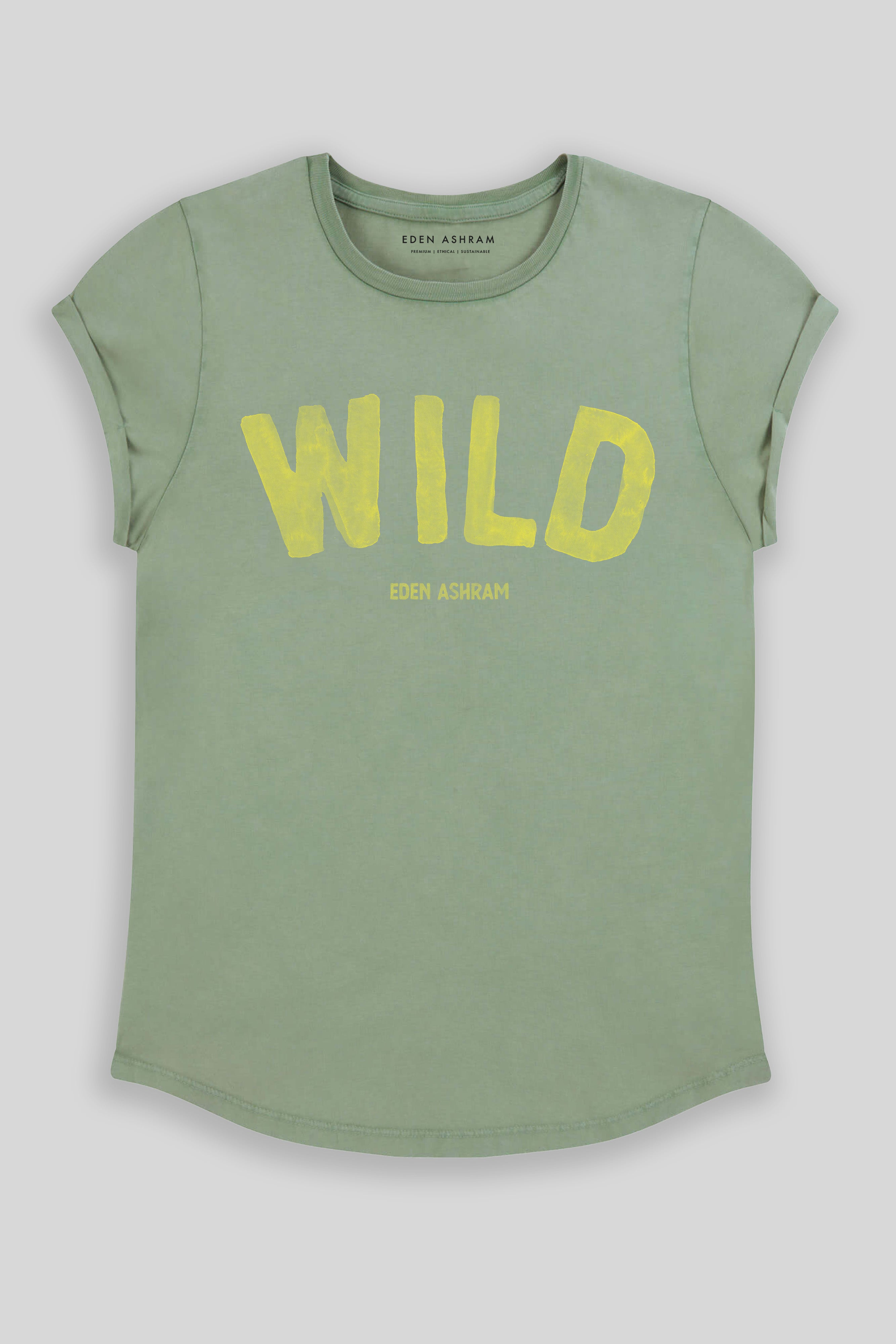 Wild Premium Rolled Sleeve T-Shirt