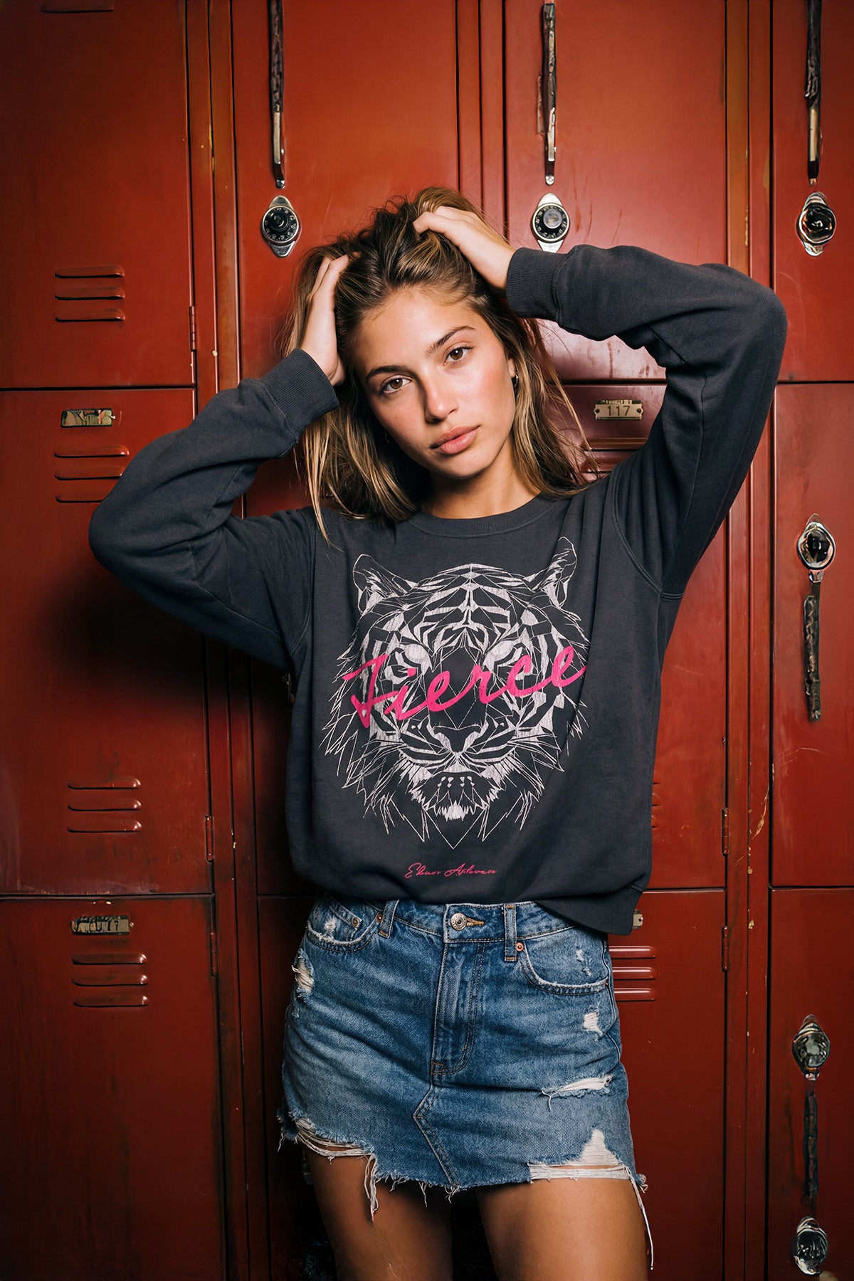 Eden Ashram Fierce Faded Sweatshirt