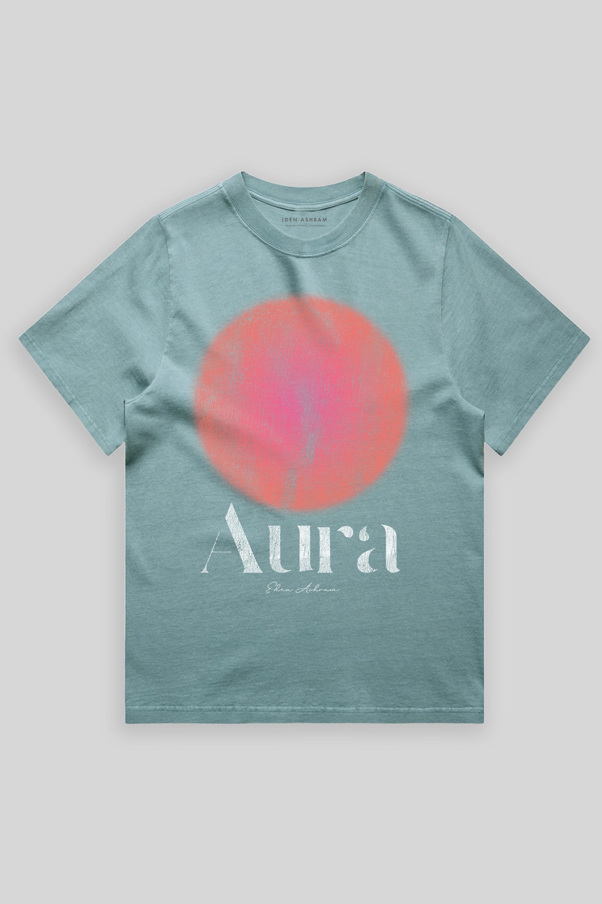 Eden Ashram Aura Heavy Faded Rocker T-Shirt Faded Chalk