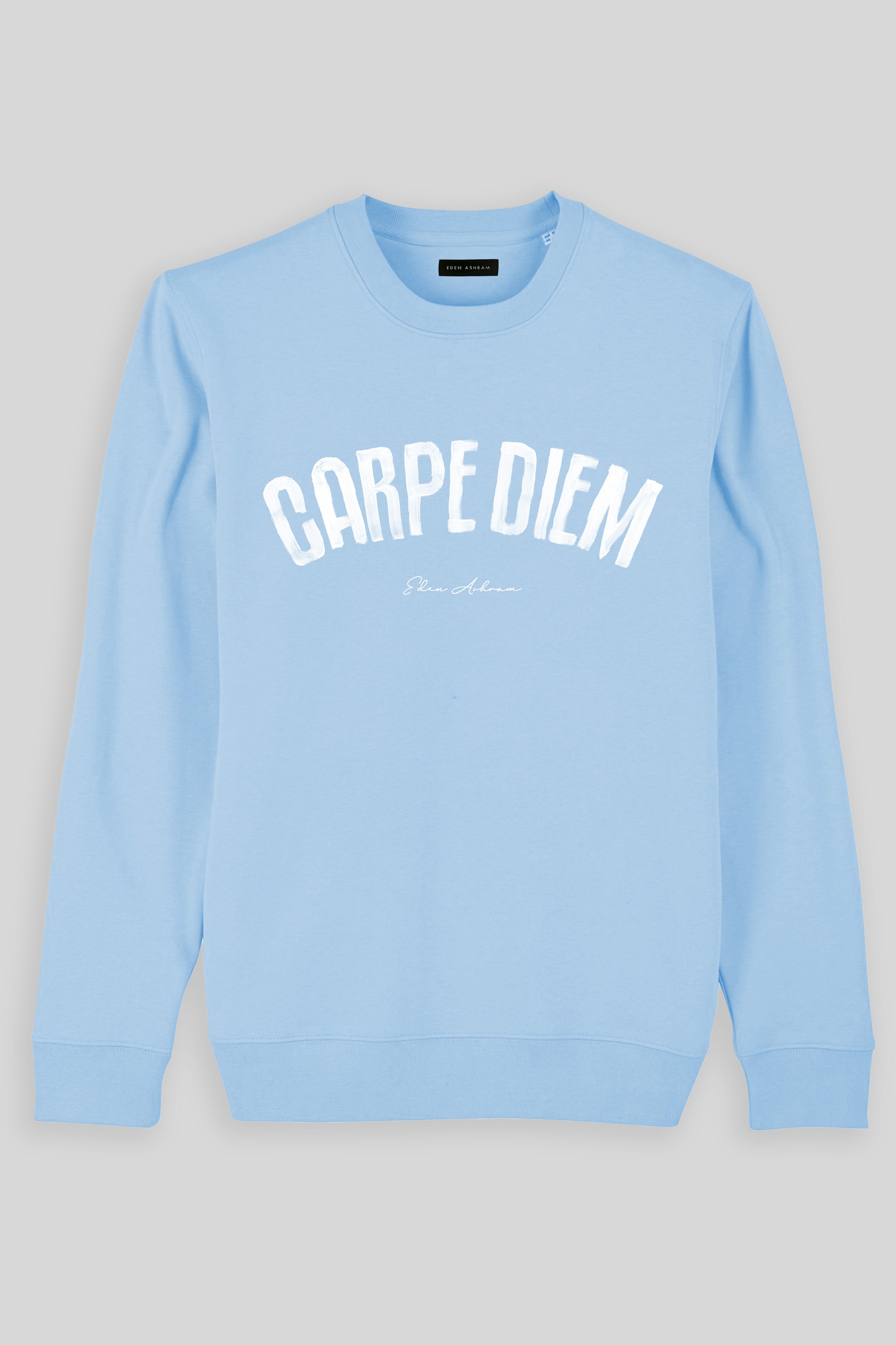 Eden Ashram Carpe Diem Iconic Sweatshirt Blue Sol