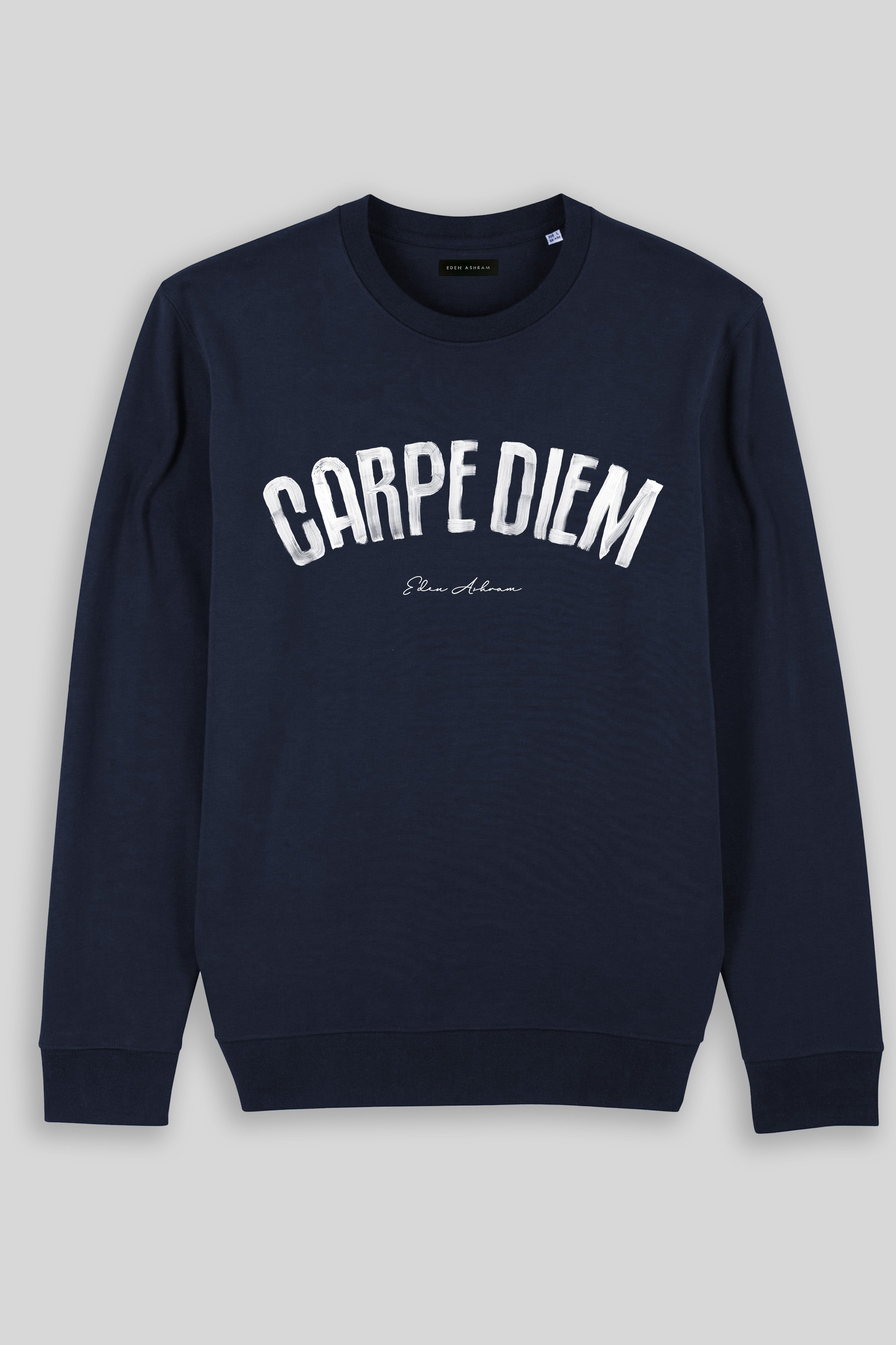 Eden Ashram Carpe Diem Iconic Sweatshirt French Navy