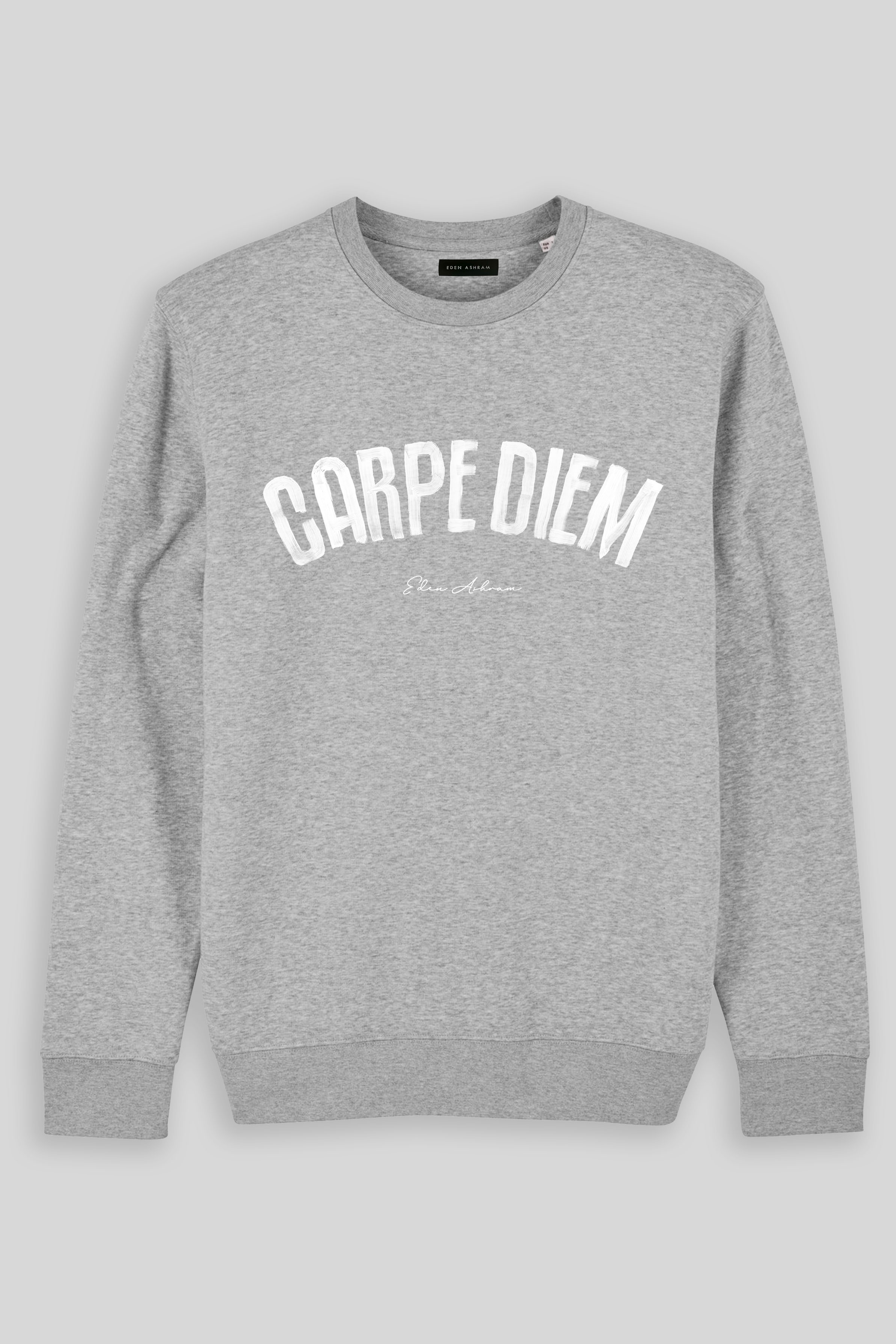 Eden Ashram Carpe Diem Iconic Sweatshirt Heather Grey
