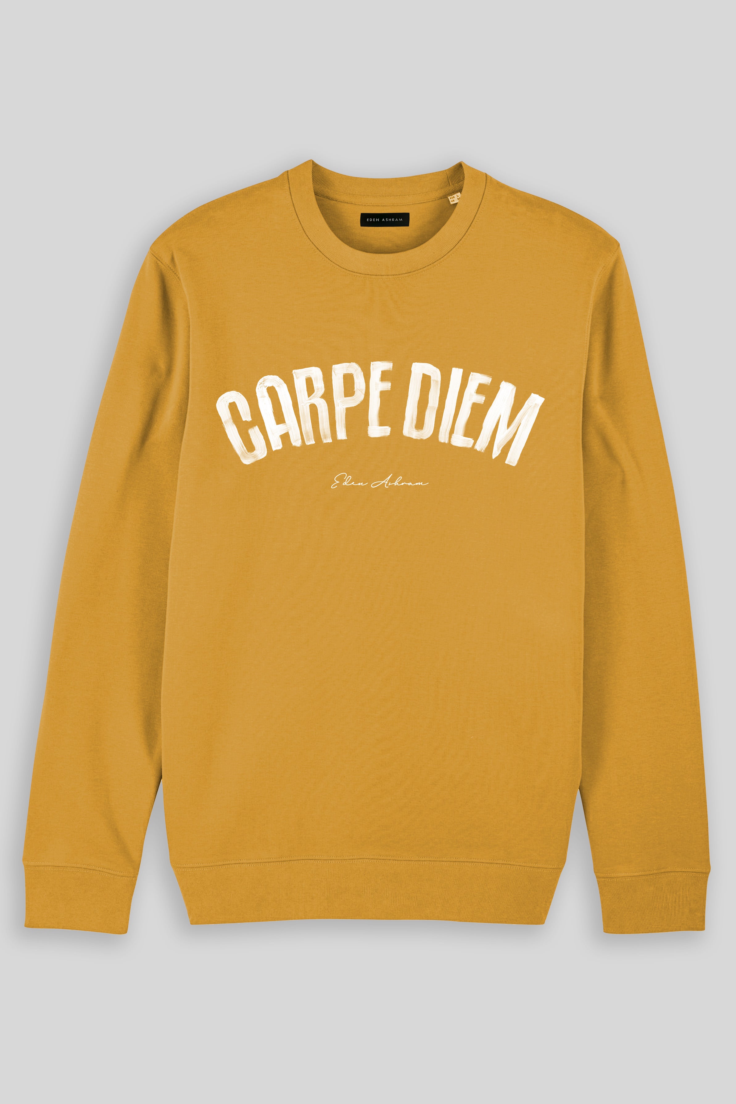Eden Ashram Carpe Diem Iconic Sweatshirt Ochre
