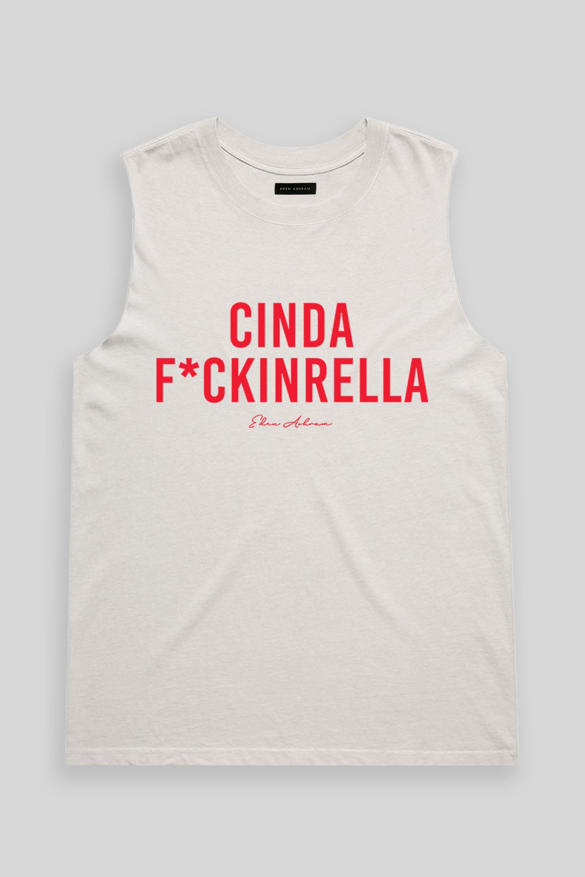 Cindaf*ckinrella Heavy Faded Rocker Tank