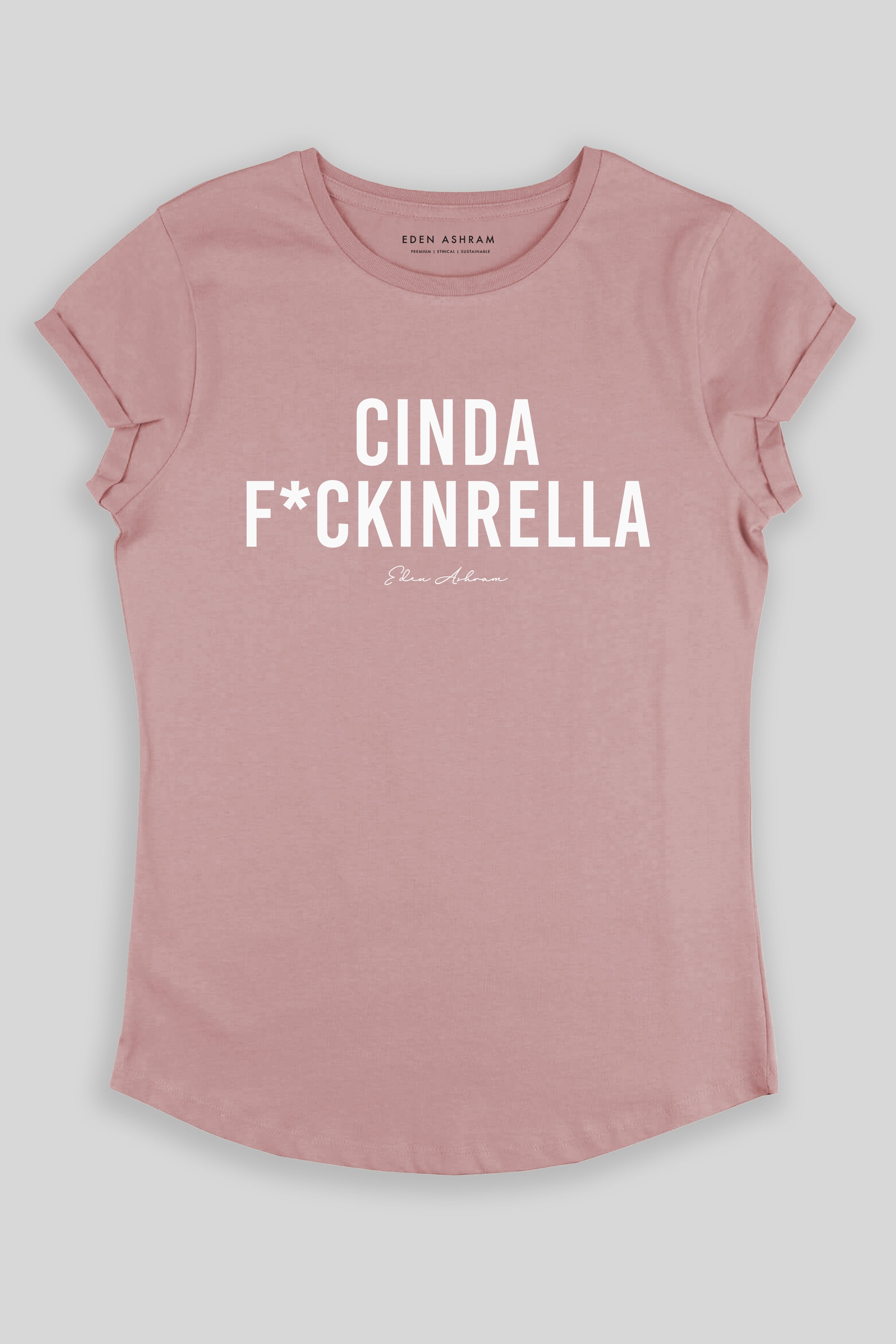 Cindaf*ckinrella Premium Rolled Sleeve T-Shirt
