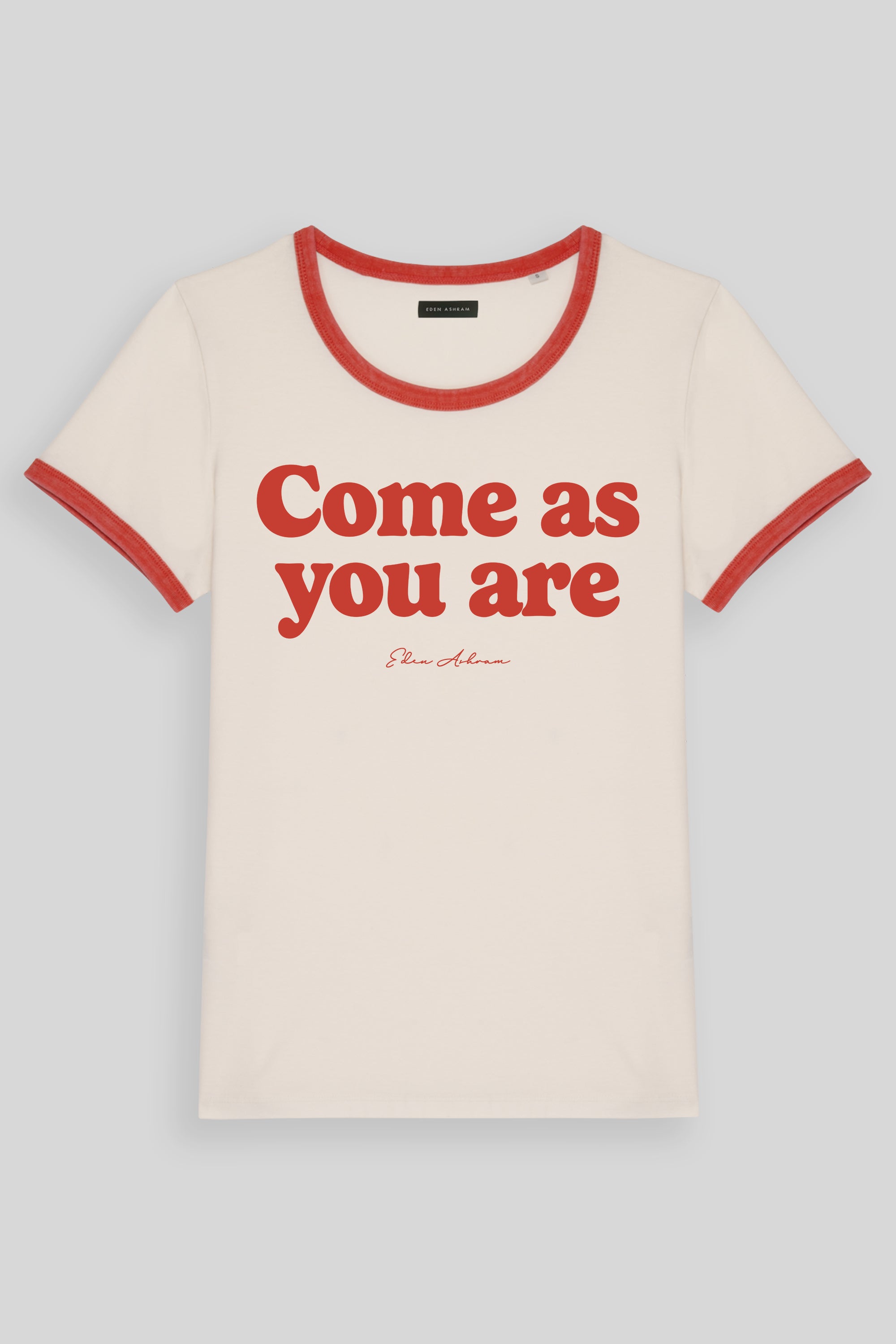 Come As You Are Premium Organic Ringer T-Shirt