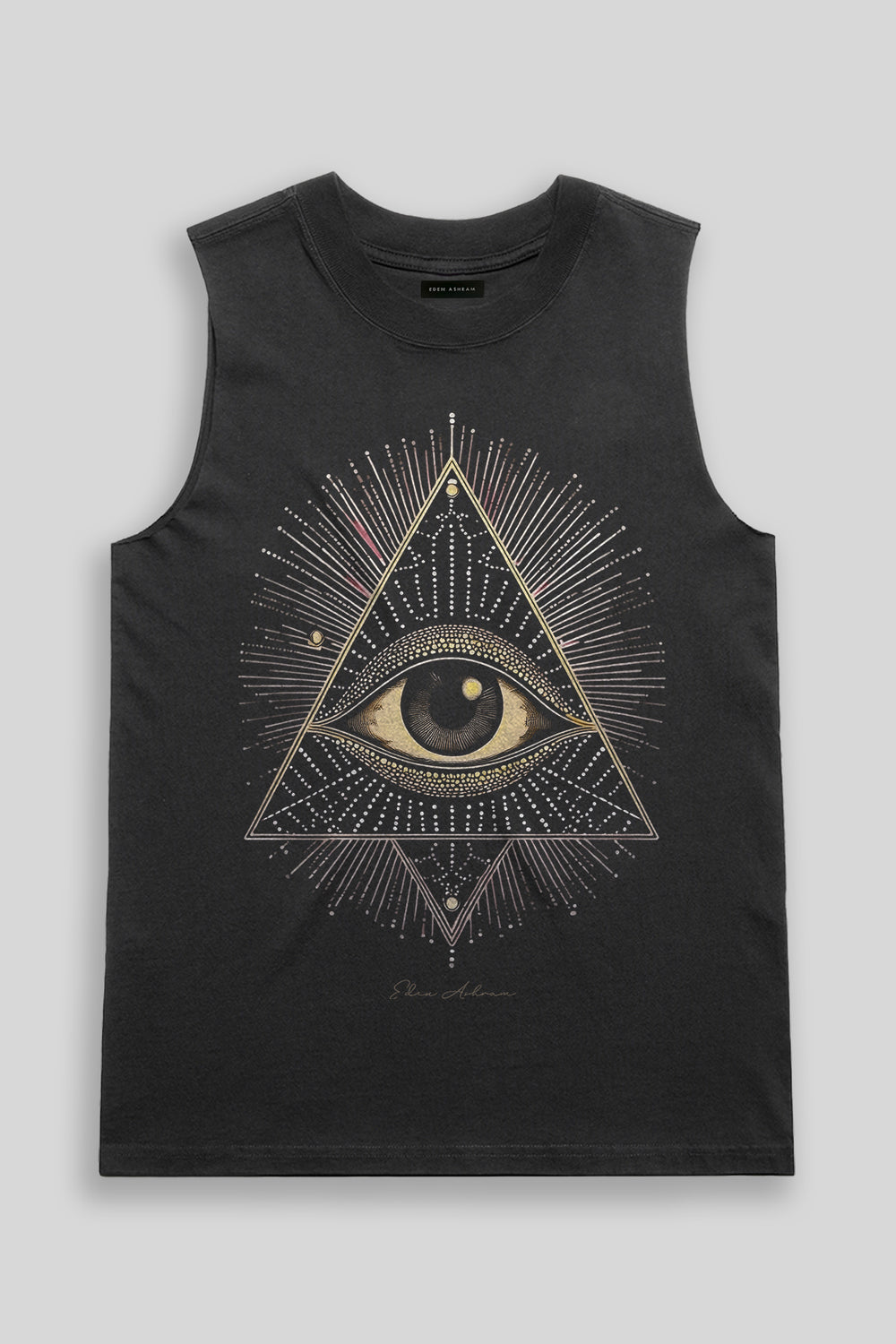 Cosmic Eye Faded Rocker Tank