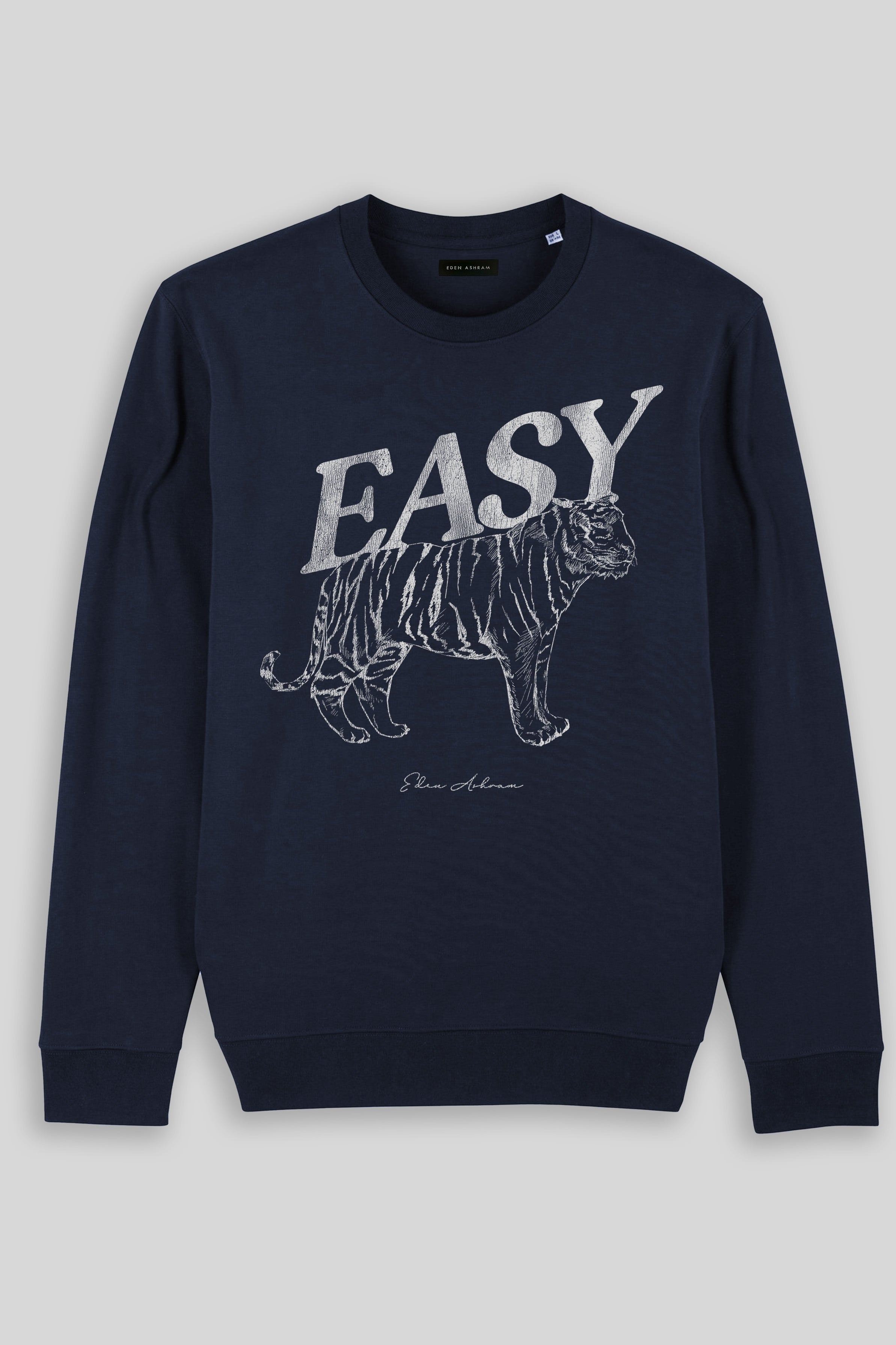 Eden Ashram Easy Tiger Iconic Sweatshirt French Navy