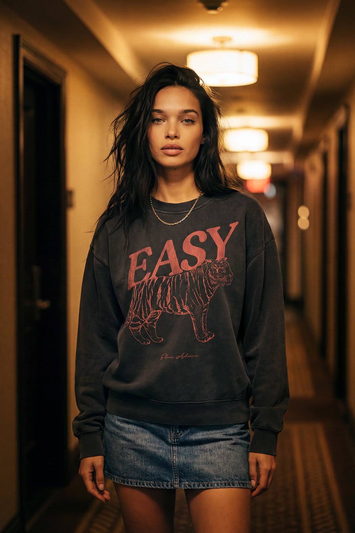 Eden Ashram Easy Tiger Faded Sweatshirt
