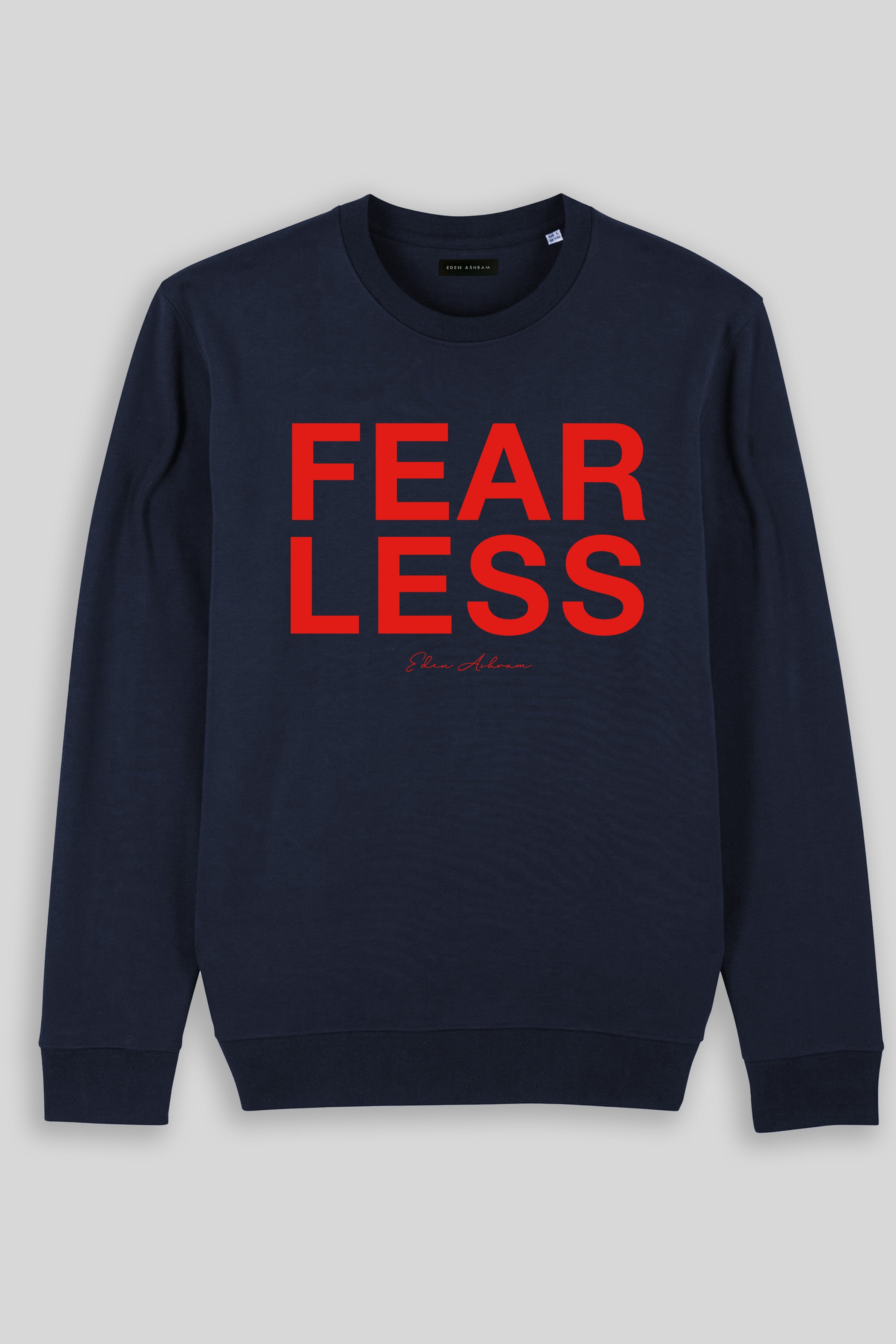 Eden Ashram Fear Less Iconic Sweatshirt French Navy