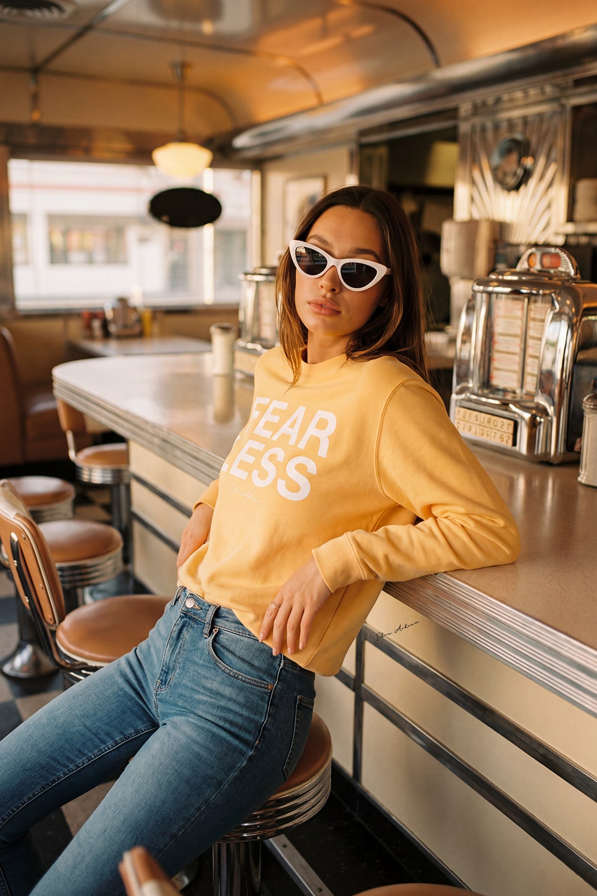 Eden Ashram Fear Less Iconic Sweatshirt