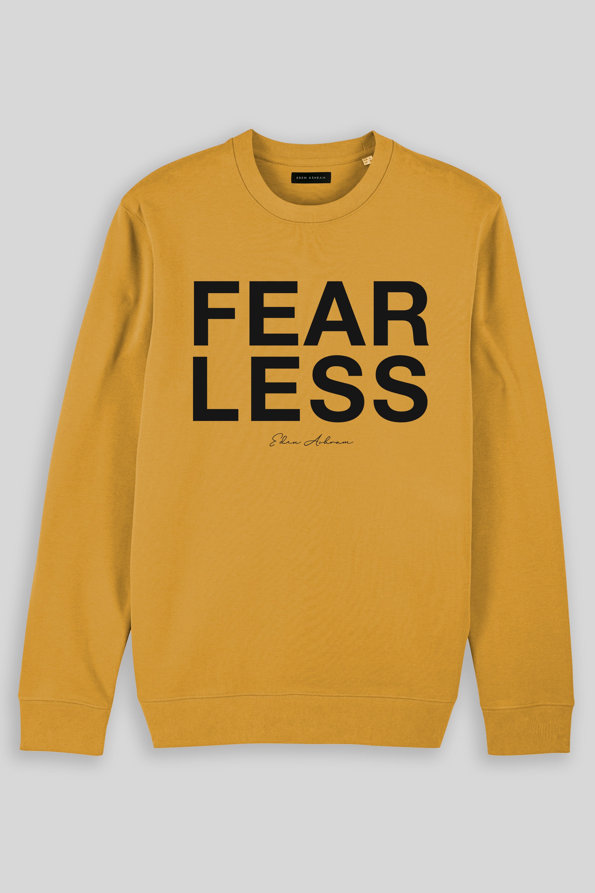 Eden Ashram Fear Less Iconic Sweatshirt Ochre