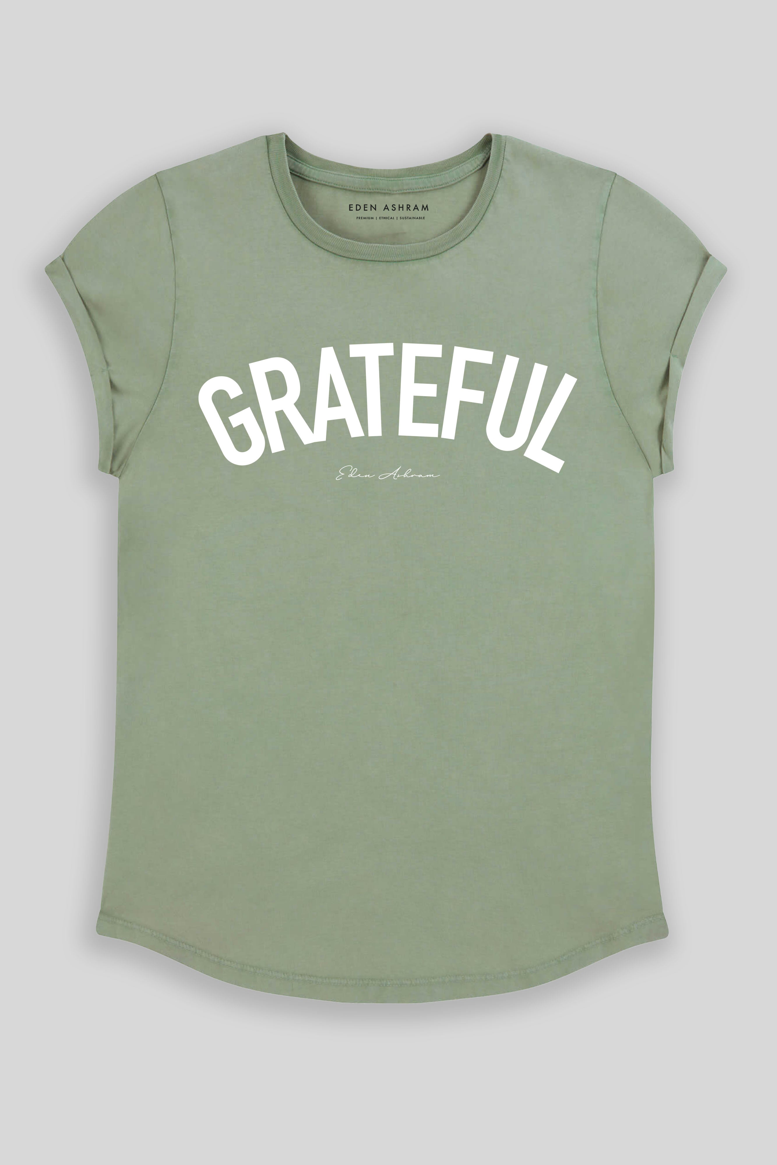 Grateful Premium Rolled Sleeve T-Shirt