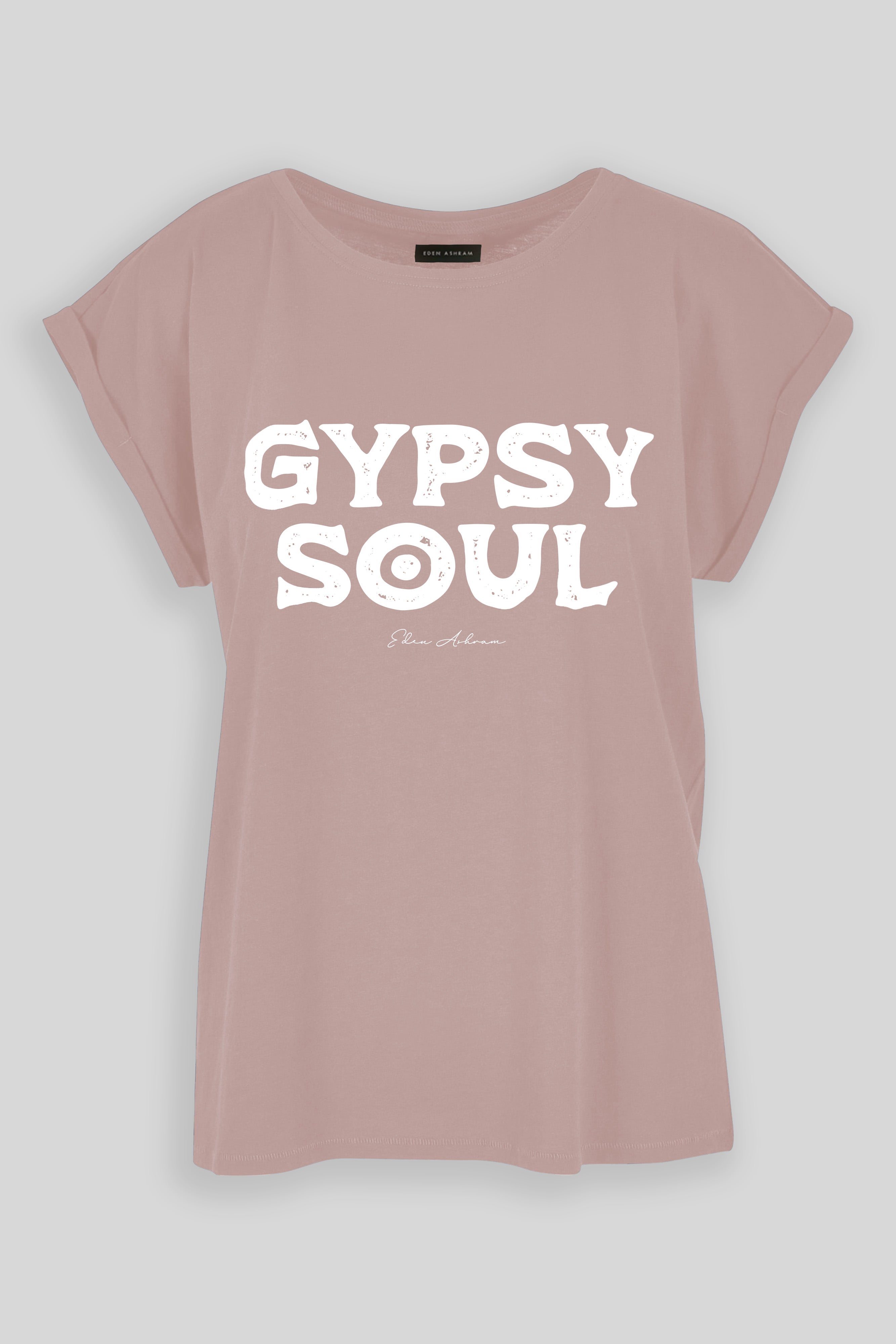 EDEN ASHRAM Gypsy Soul Cali T-Shirt Dusk Rose
