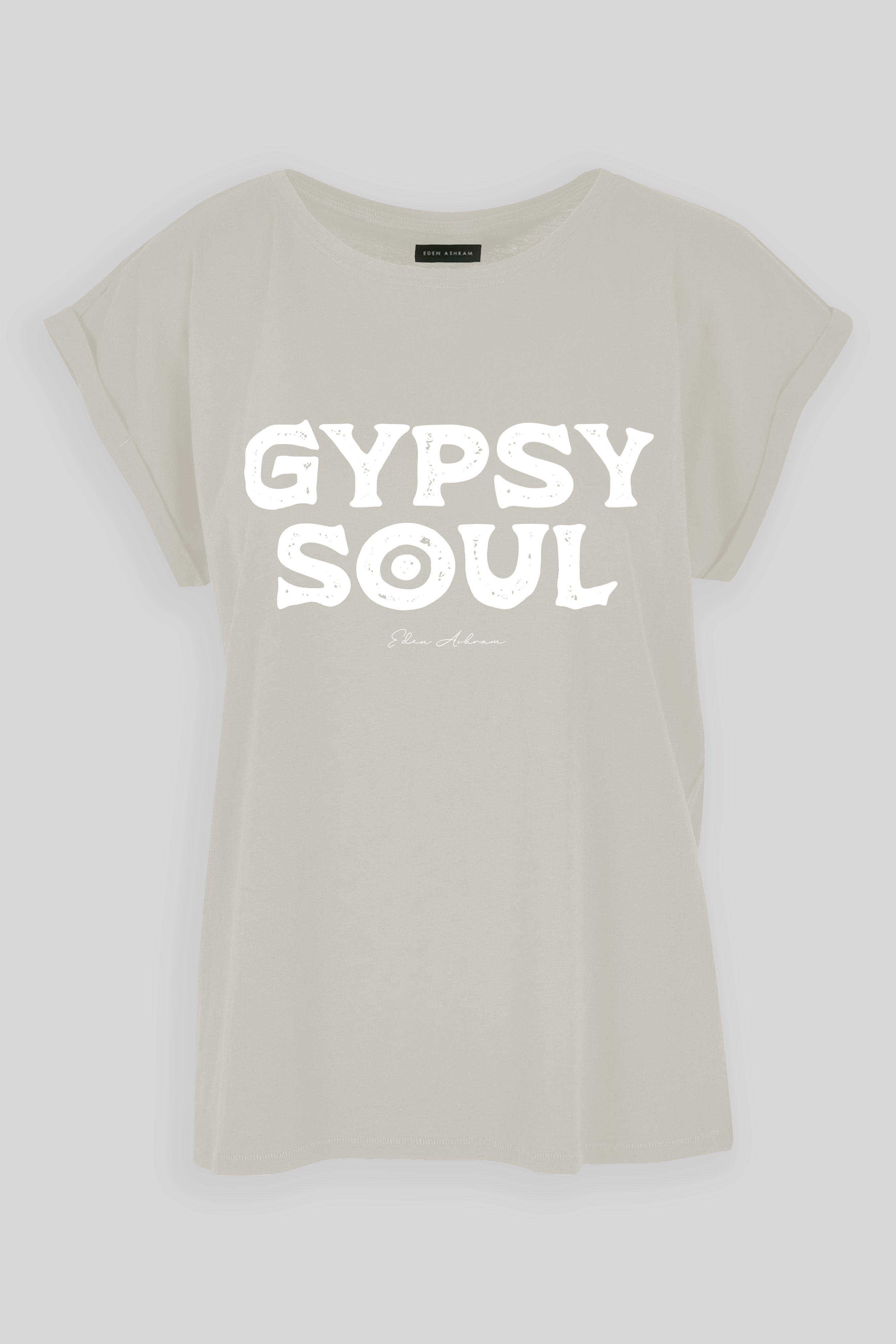 EDEN ASHRAM Gypsy Soul Cali T-Shirt Sand