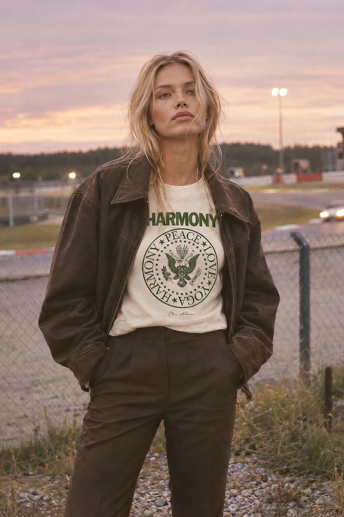 Harmony Premium Rolled Sleeve Tour T-Shirt