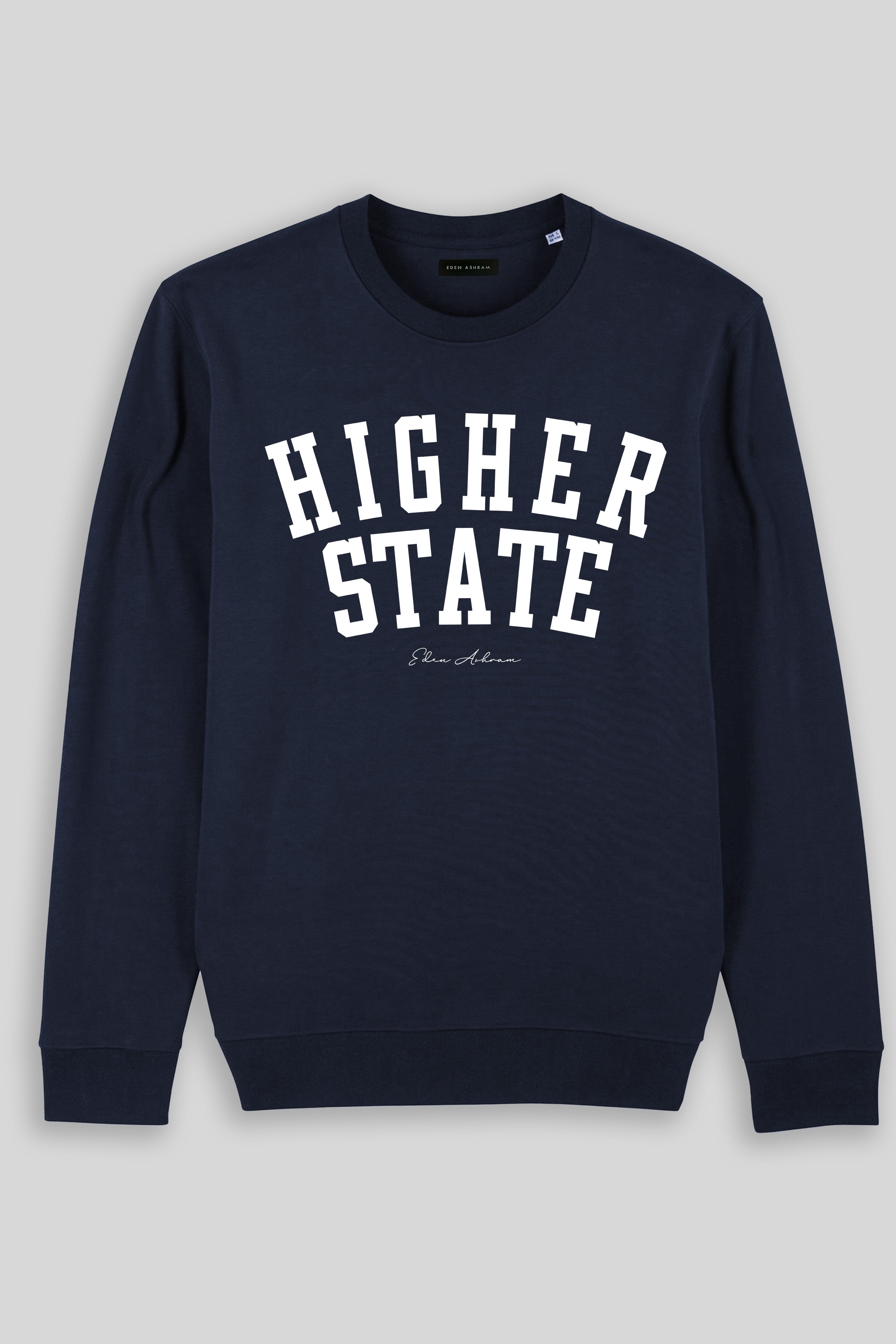 Eden Ashram Higher State Iconic Sweatshirt French Navy