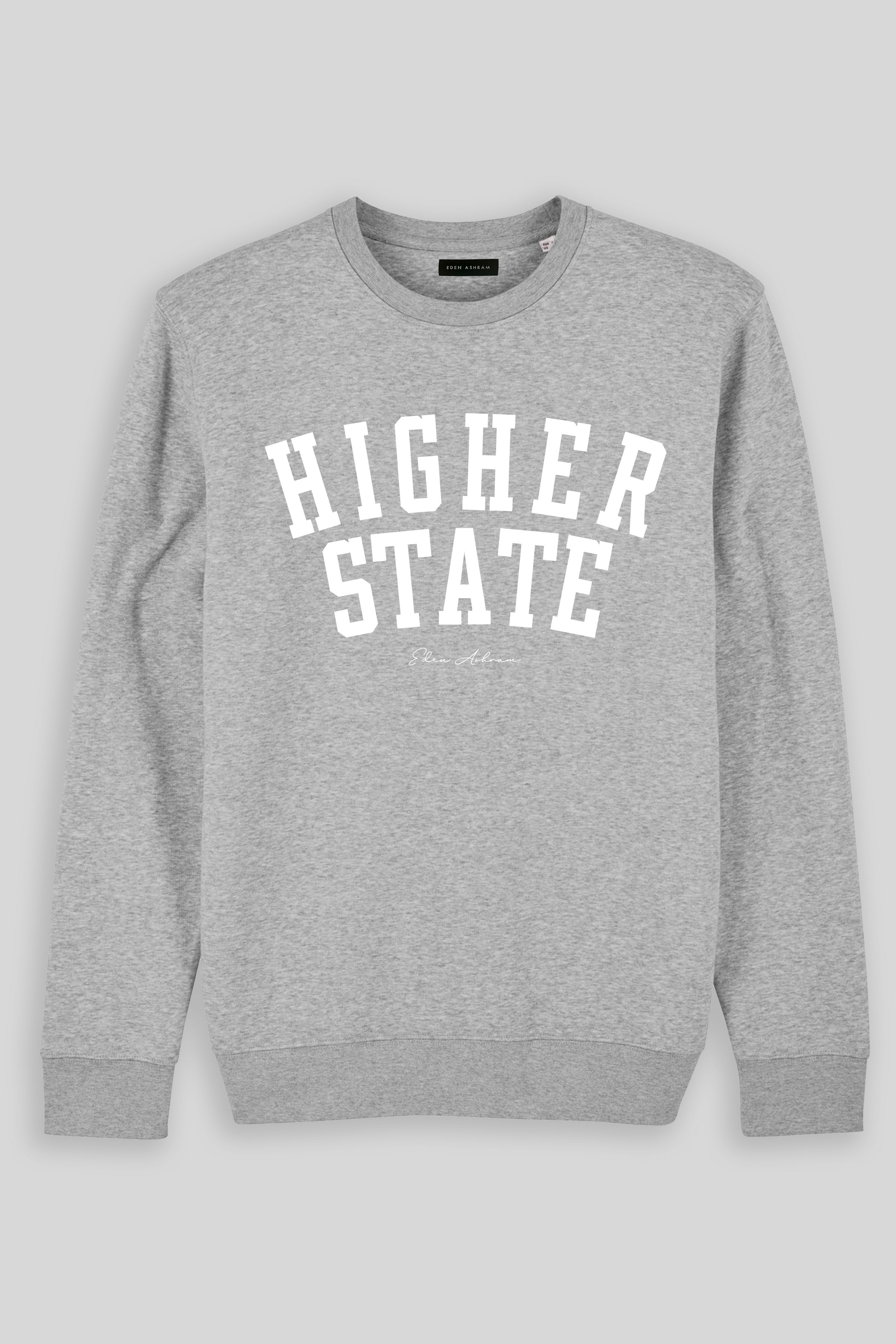 Eden Ashram Higher State Iconic Sweatshirt Heather Grey