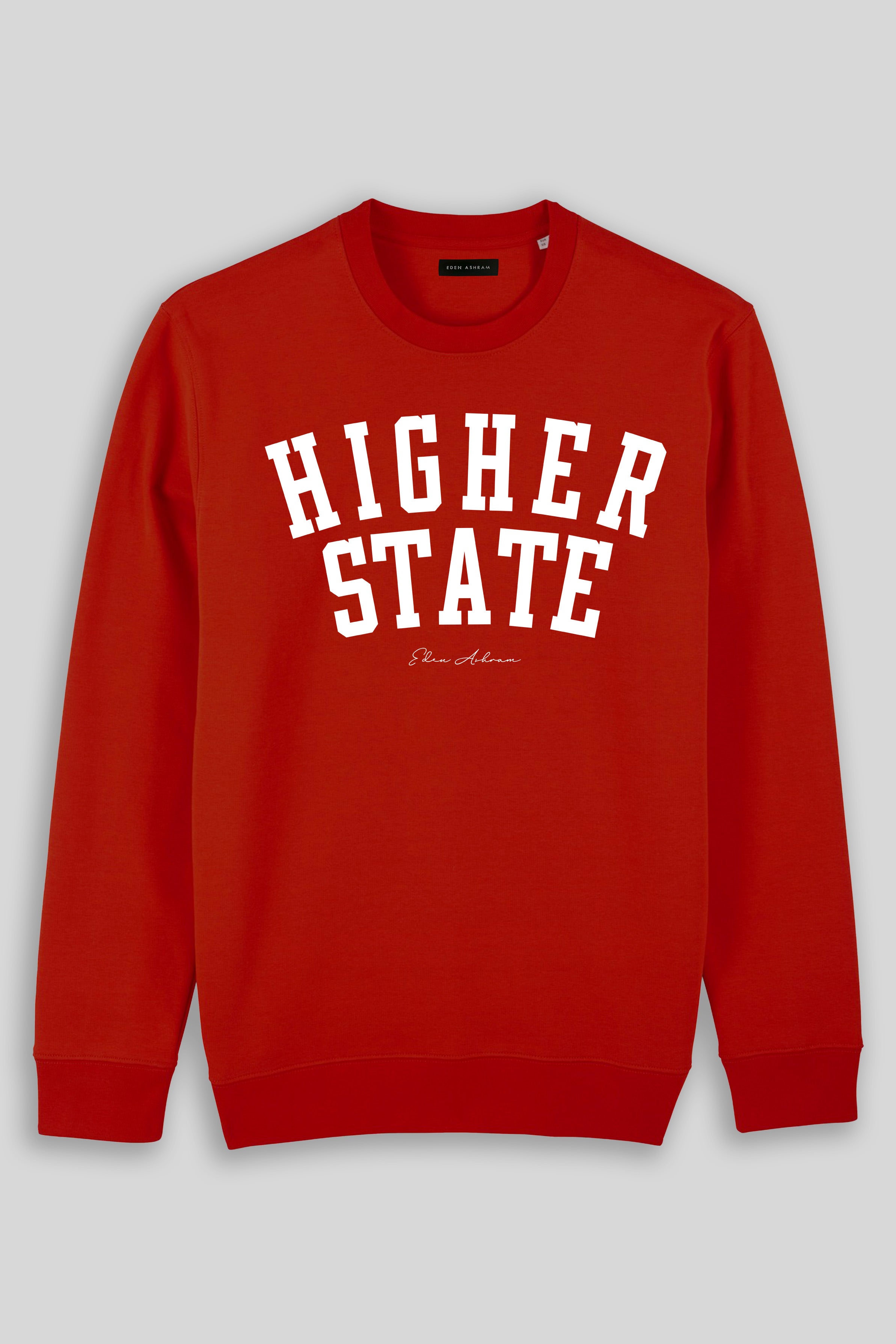 Eden Ashram Higher State Iconic Sweatshirt Red