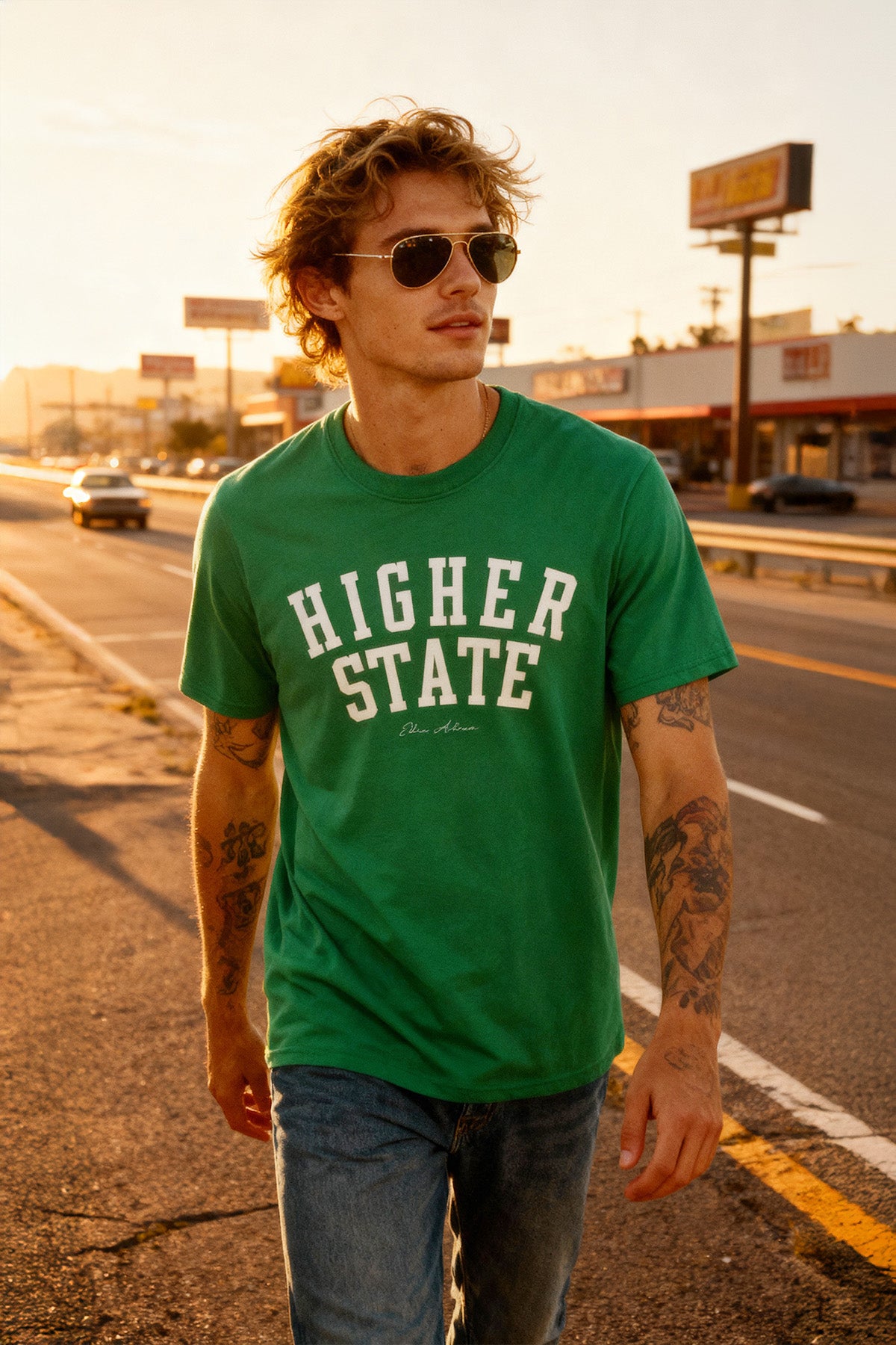 Eden Ashram Higher State Premium Classic T-Shirt
