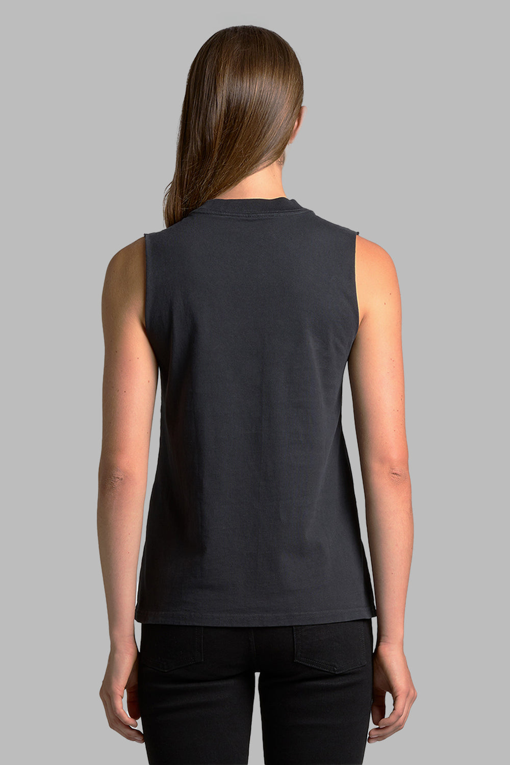 Ladies Rocker Tank High Vibration Yoga Faded Rocker Tank