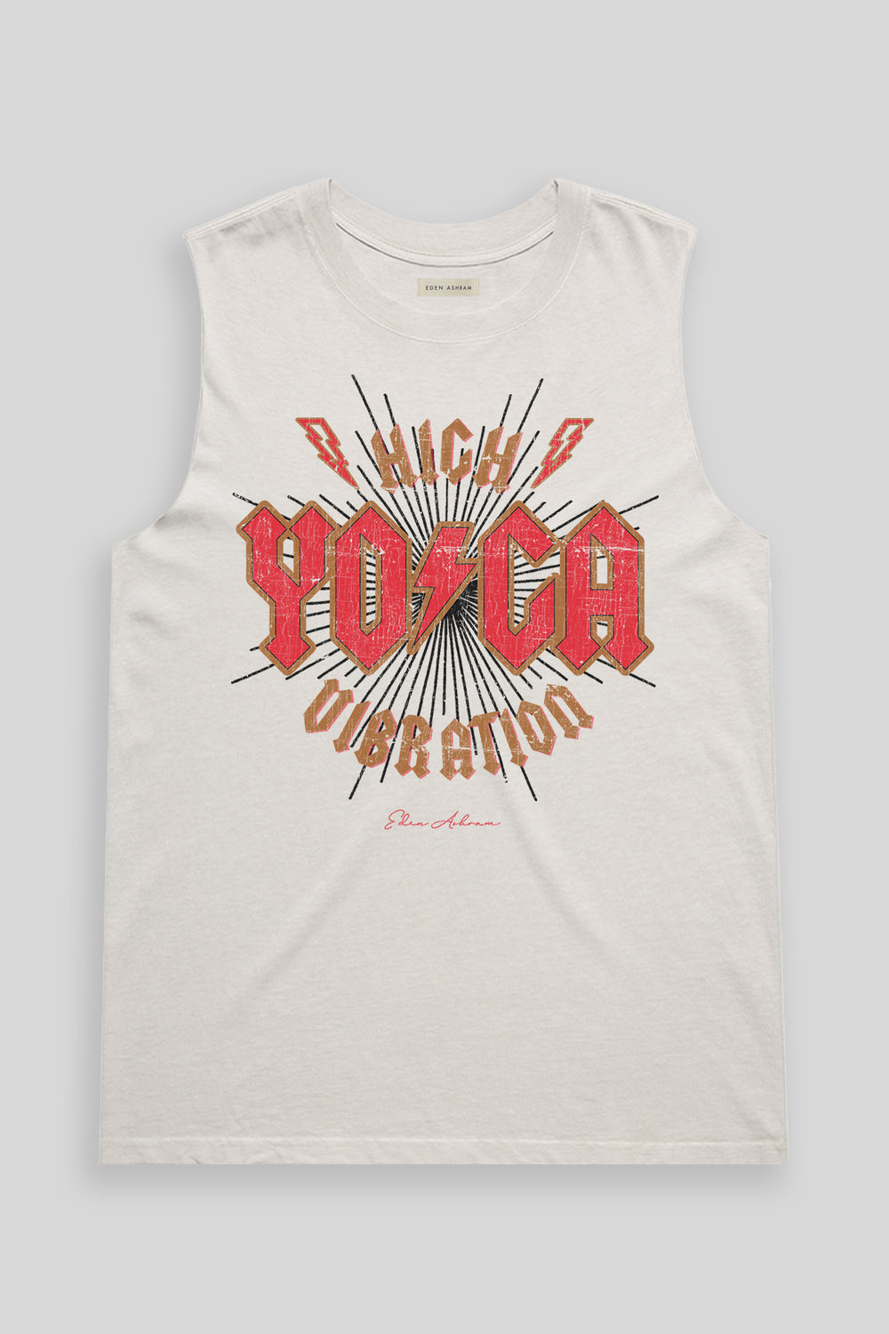 High Vibration Yoga Faded Rocker Tank