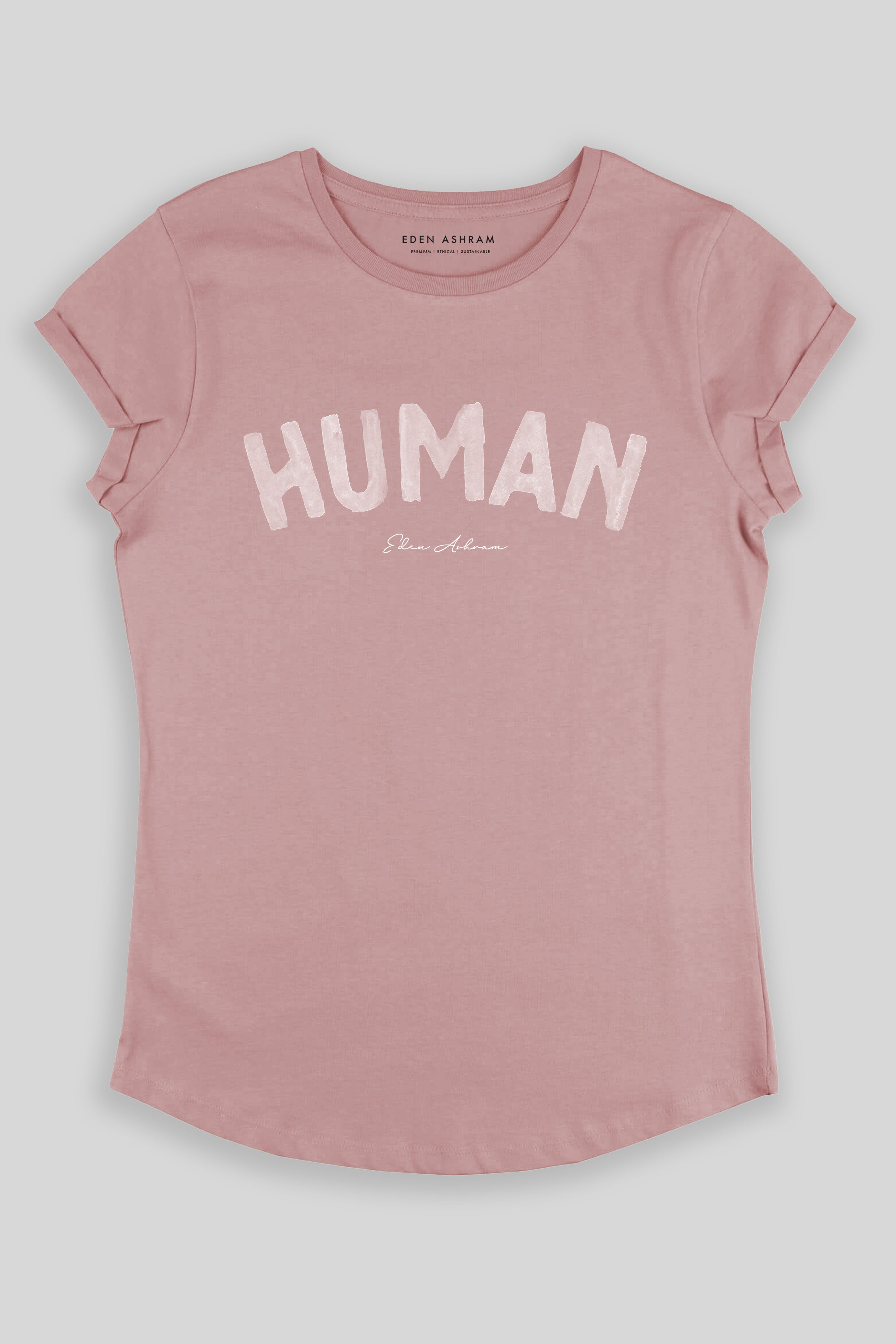 Human Premium Rolled Sleeve T-Shirt