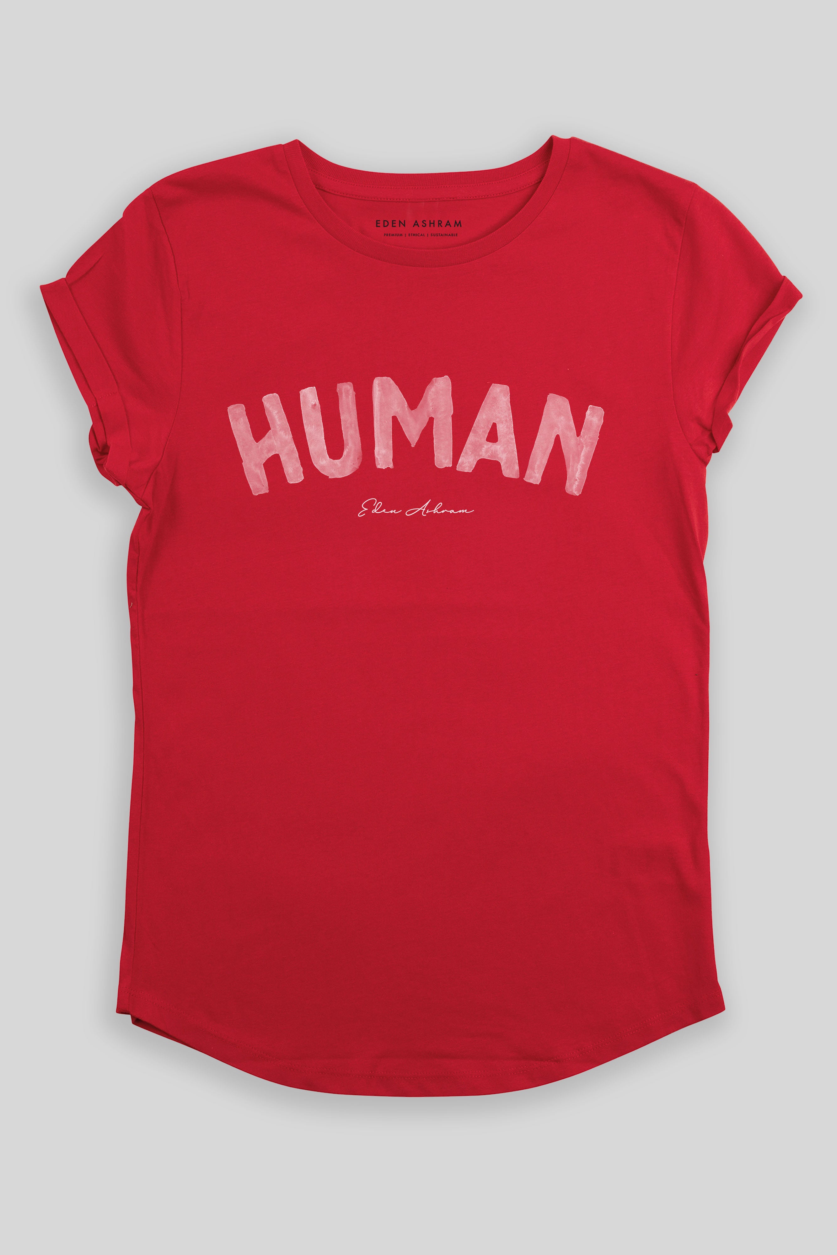 Human Premium Rolled Sleeve T-Shirt