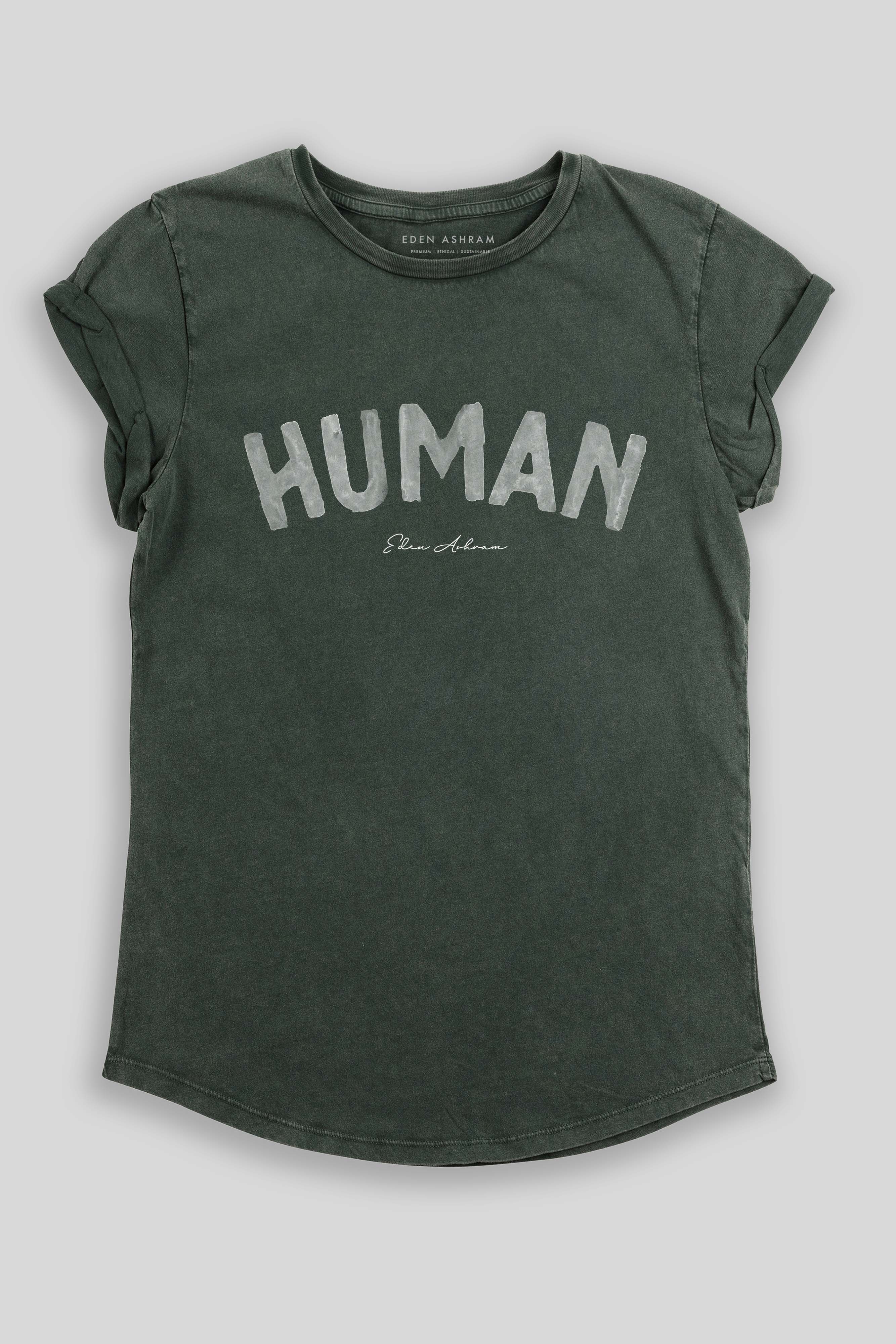 Human Premium Rolled Sleeve T-Shirt