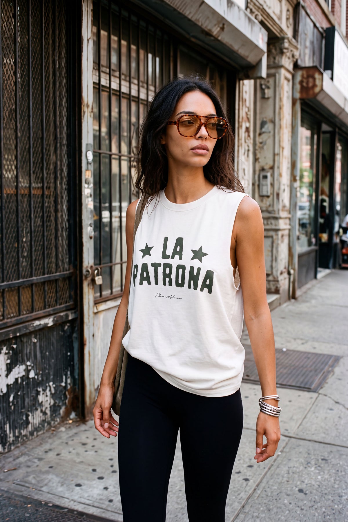 La Patrona Heavy Faded Rocker Tank