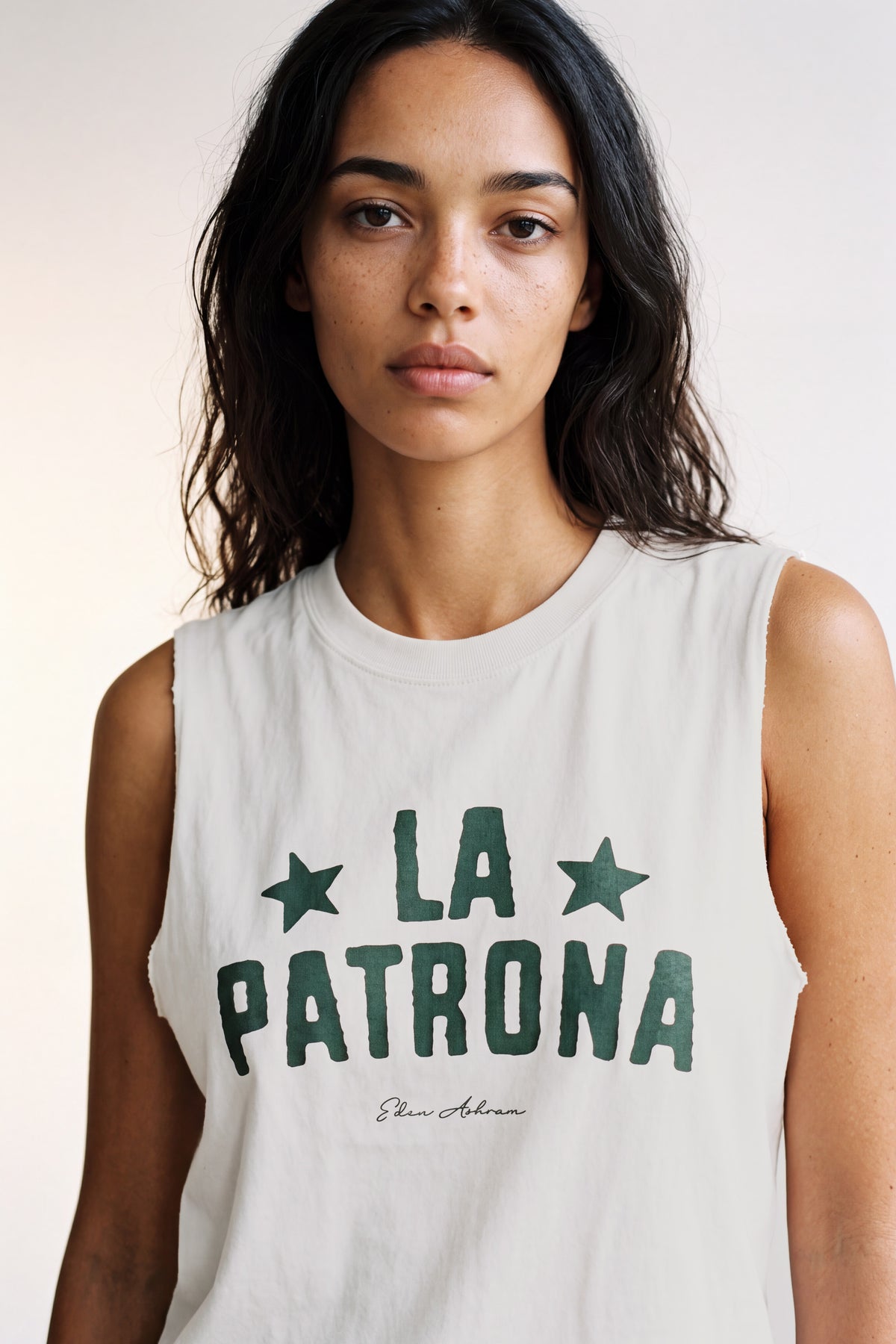 La Patrona Heavy Faded Rocker Tank