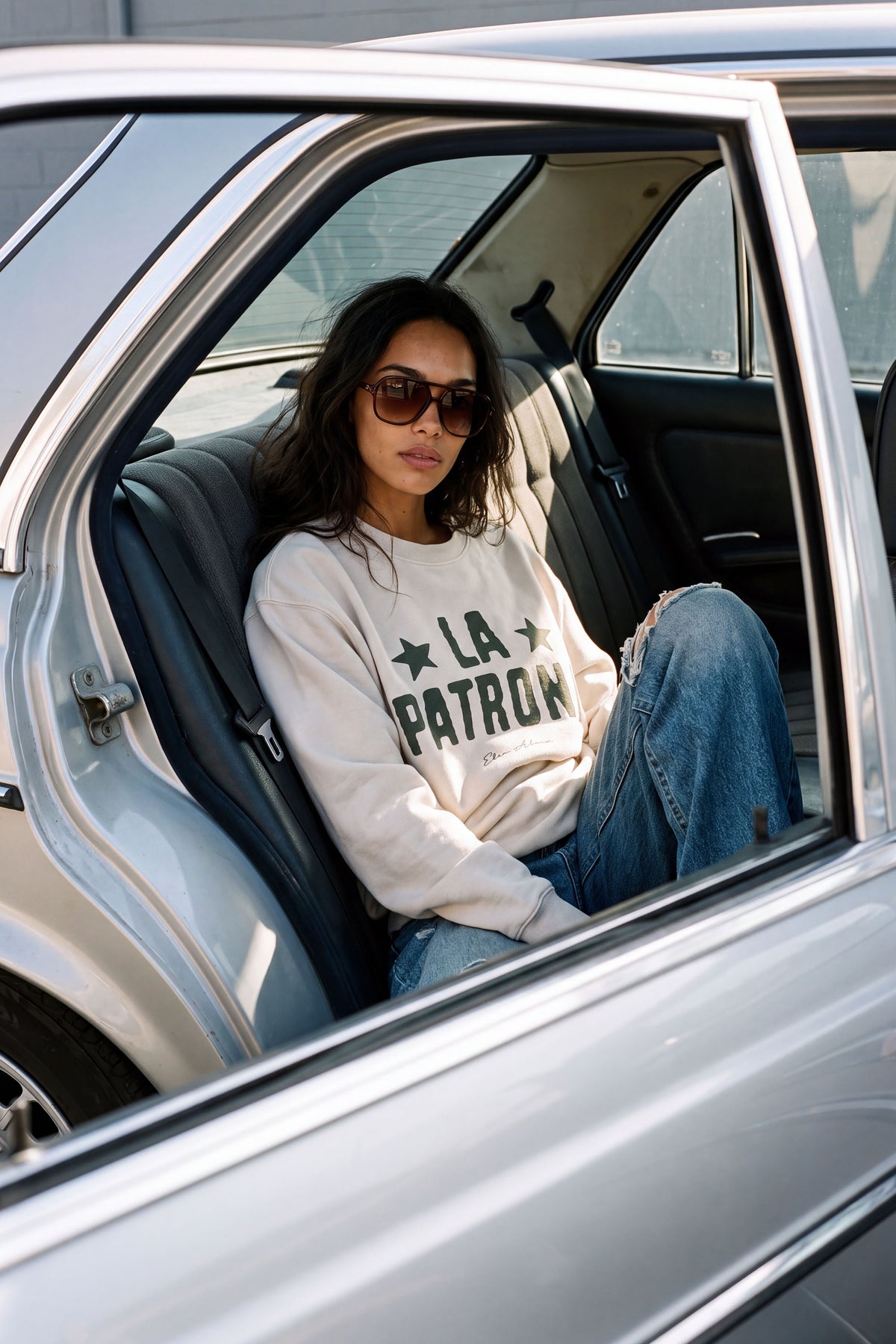 Eden Ashram La Patrona Premium Faded Sweatshirt