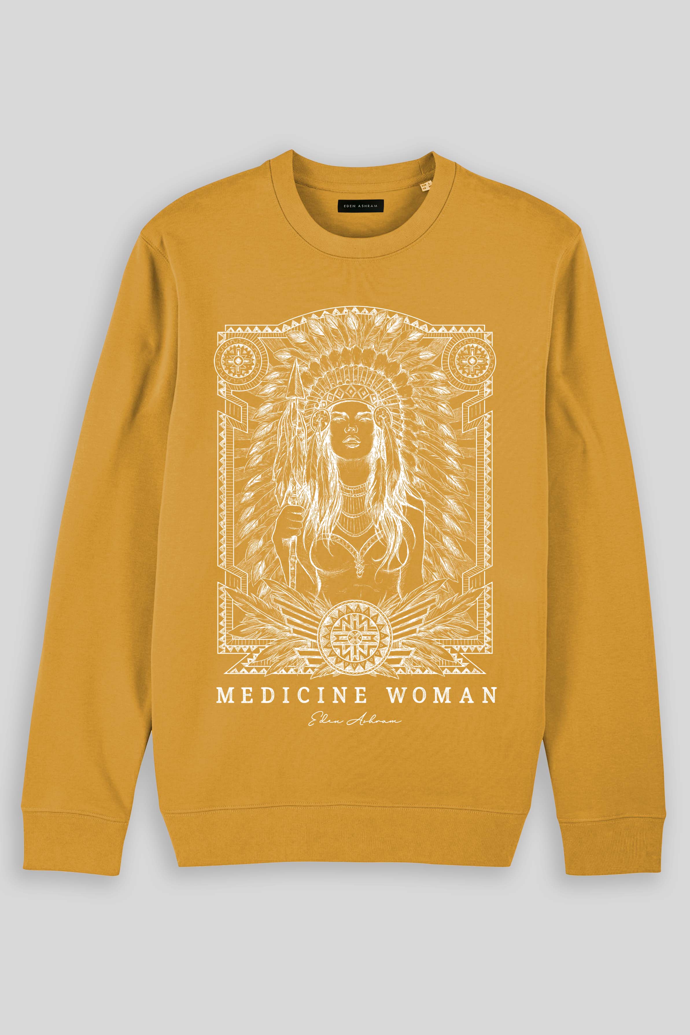Eden Ashram Medicine Woman Iconic Sweatshirt Ochre