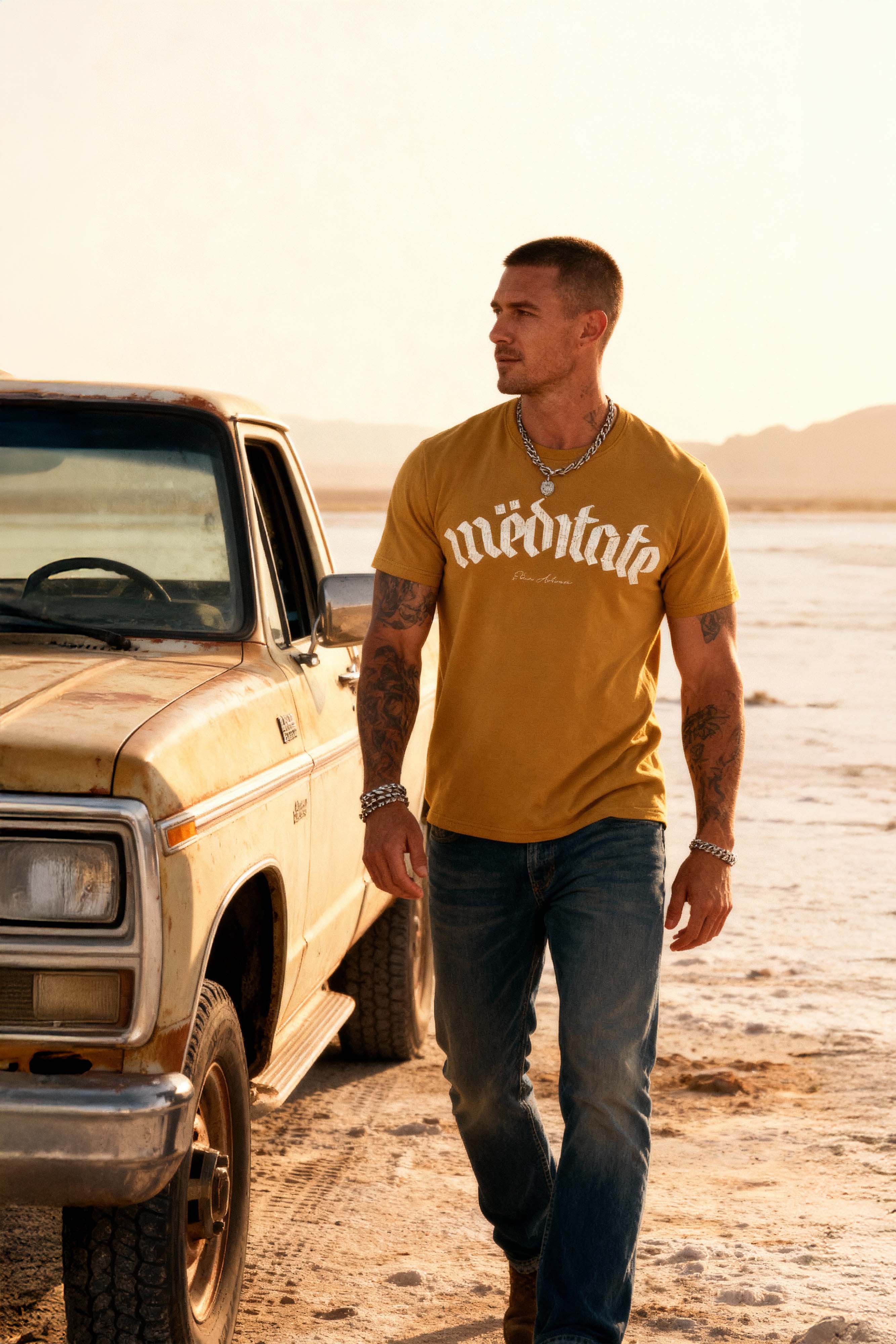 Eden Ashram Meditate Premium Classic T-Shirt