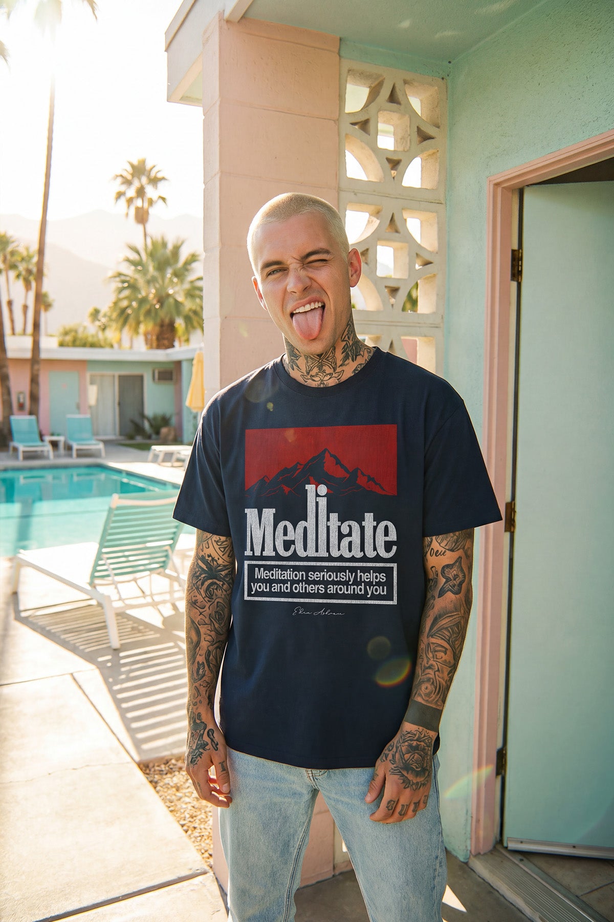 Eden Ashram Mediate Premium Classic T-Shirt