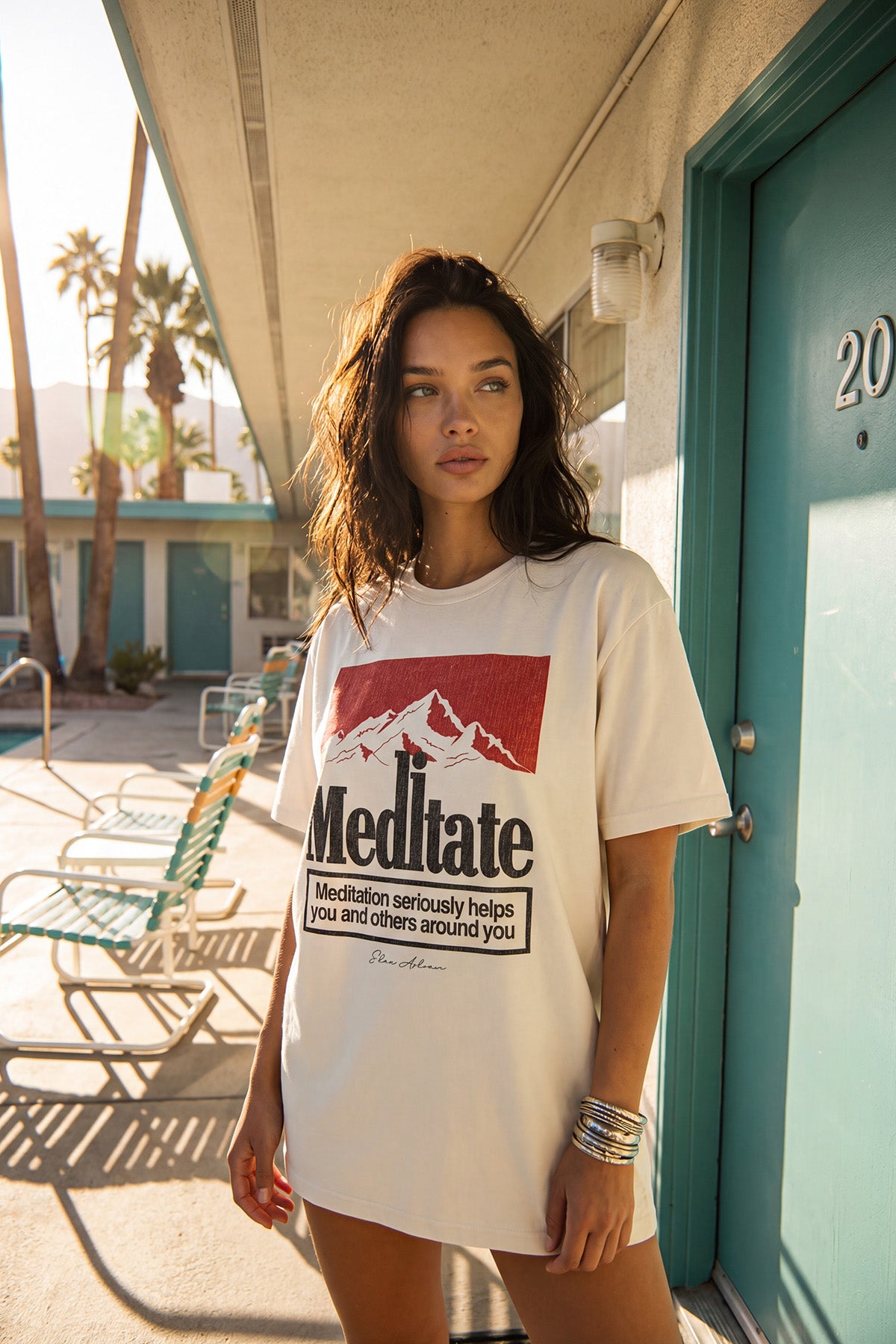 Eden Ashram Mediate Premium Classic T-Shirt