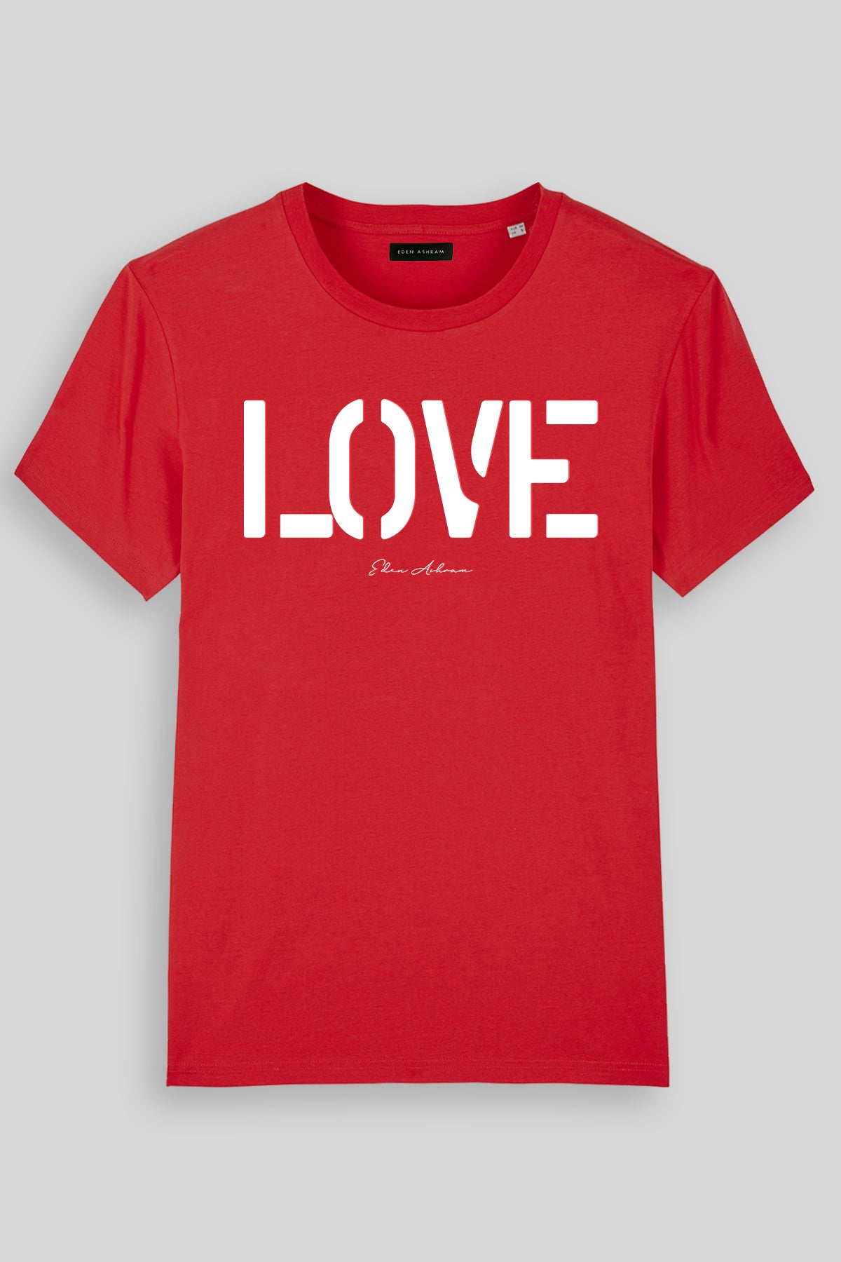 EDEN ASHRAM LOVE Premium Classic T-Shirt Red