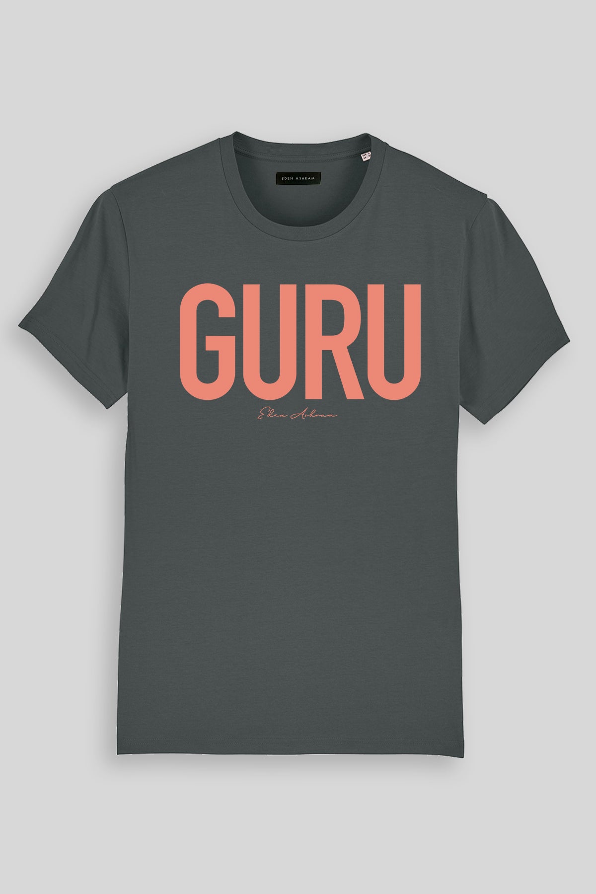 EDEN ASHRAM Guru Premium Classic T-Shirt India Ink Grey