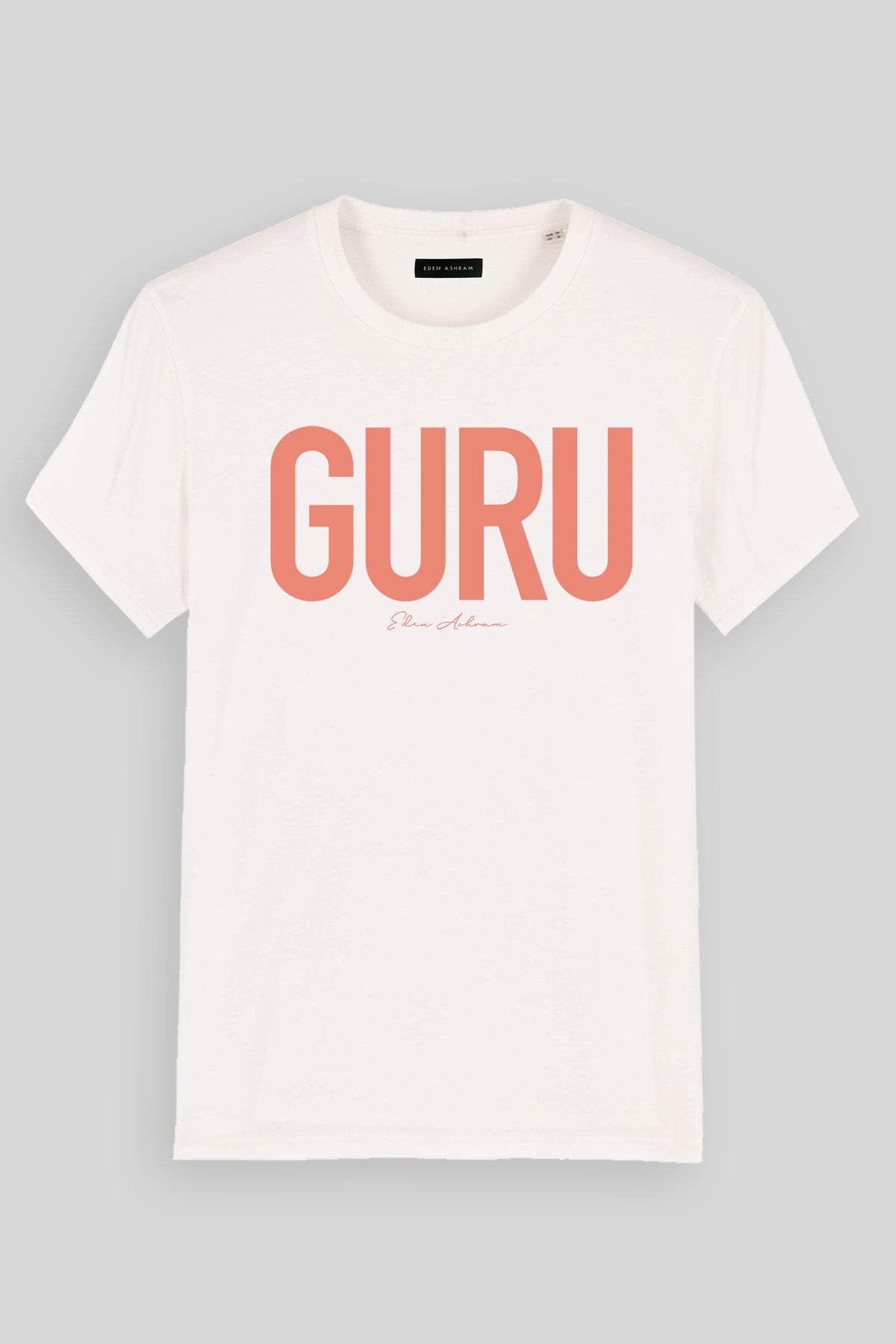 EDEN ASHRAM Guru Premium Classic T-Shirt Off White
