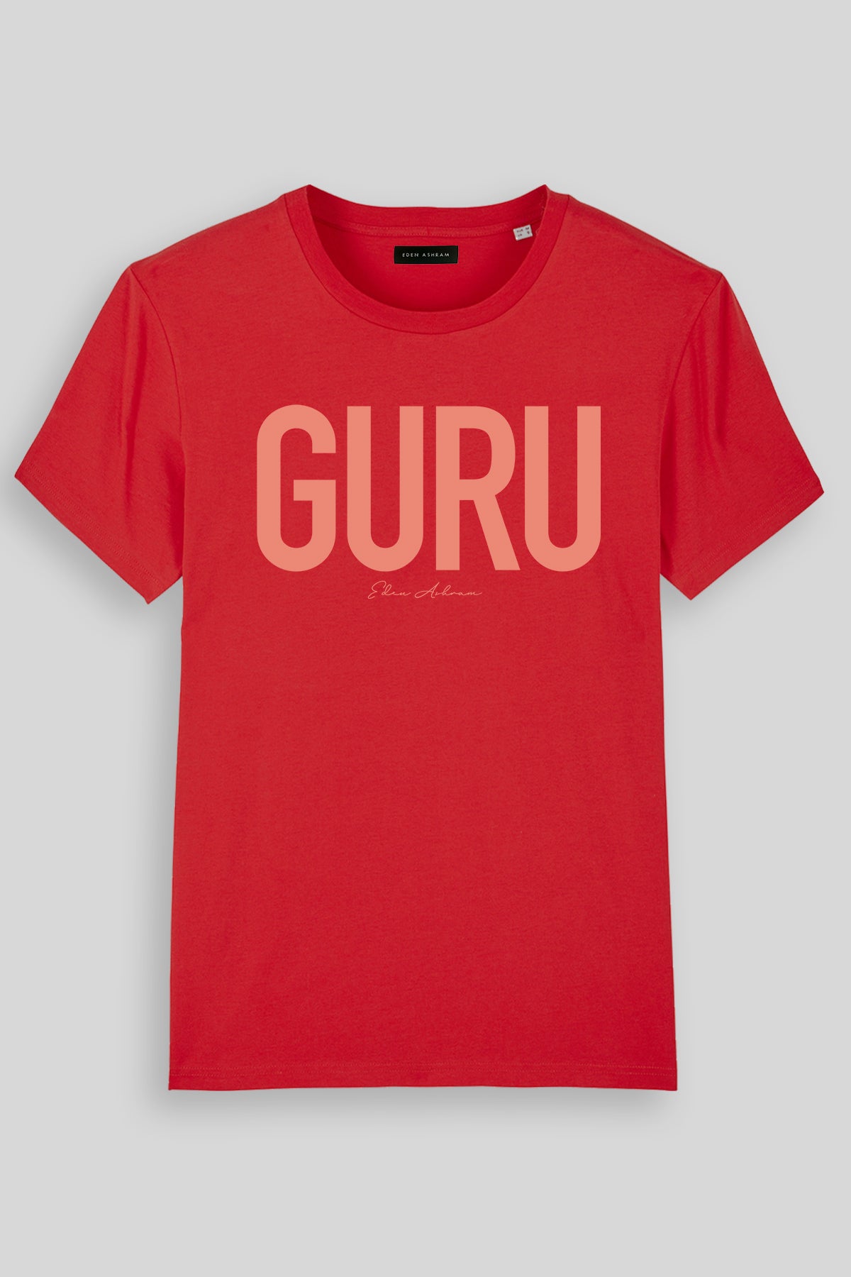 EDEN ASHRAM Guru Premium Classic T-Shirt Red