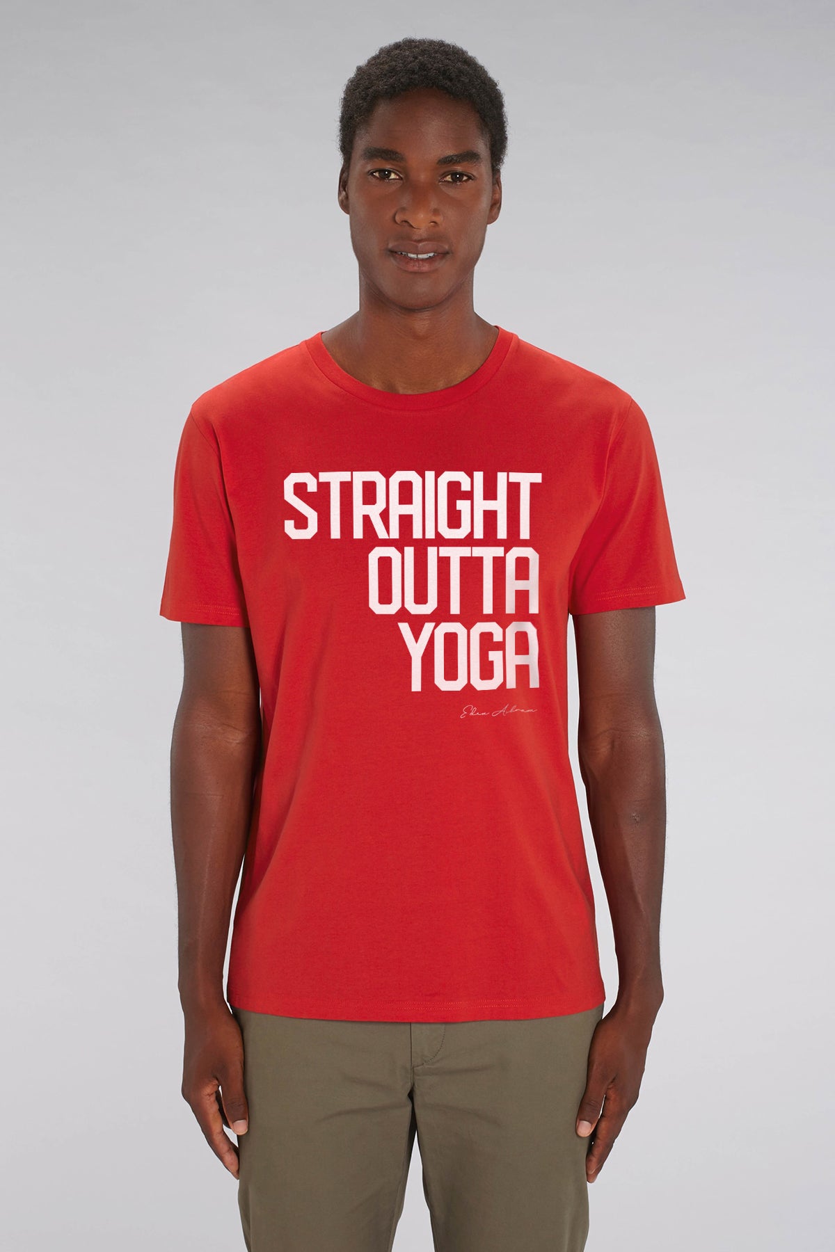 EDEN ASHRAM Straight Outta Yoga - Premium Classic T-Shirt