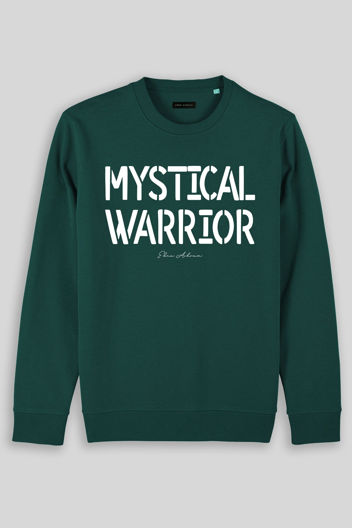 Eden Ashram Mystical Warrior Iconic Sweatshirt Glazed Green